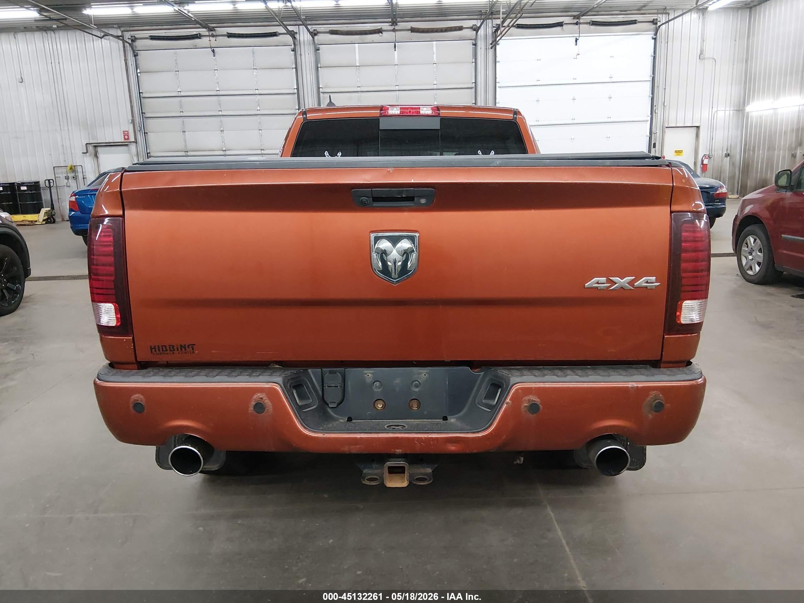 2013 Ram 1500 Sport Orange vin: 1C6RR7UT6DS663374