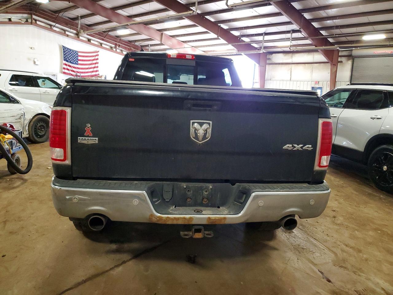 2014 Ram 1500 Laramie Black vin: 1C6RR7VM3ES100212