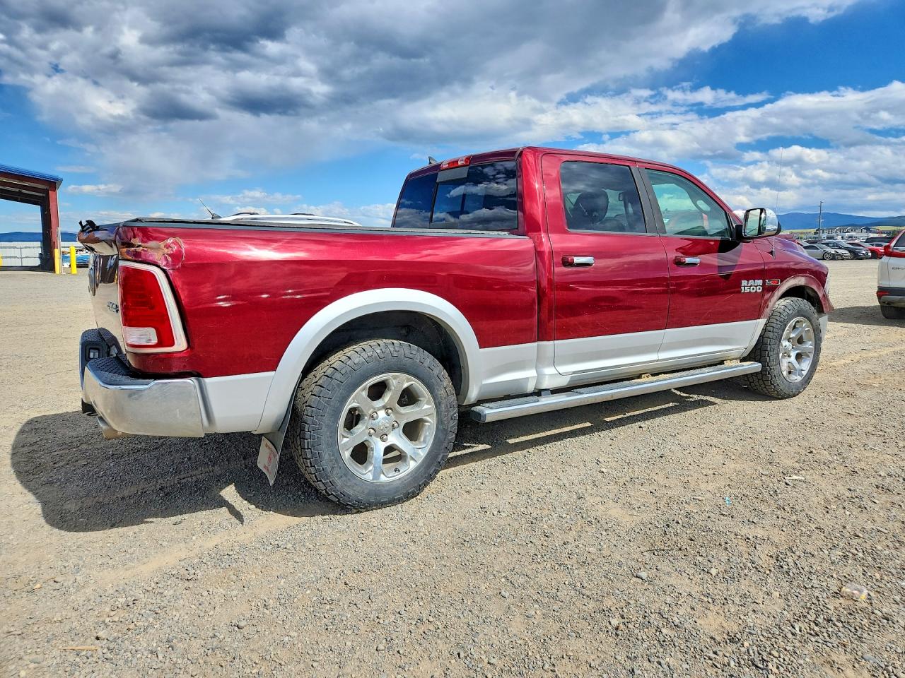 2017 Ram 1500 Laramie Maroon vin: 1C6RR7VM4HS512174