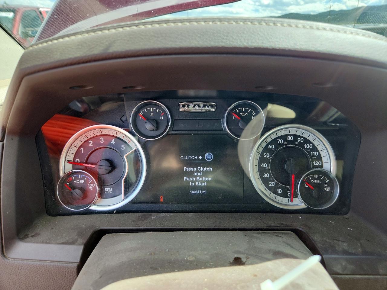 2017 Ram 1500 Laramie Maroon vin: 1C6RR7VM4HS512174