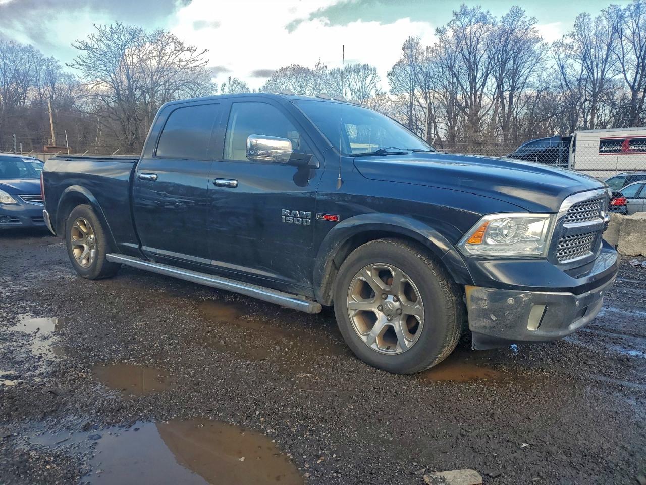 2014 Ram 1500 Laramie Black vin: 1C6RR7VM5ES337574