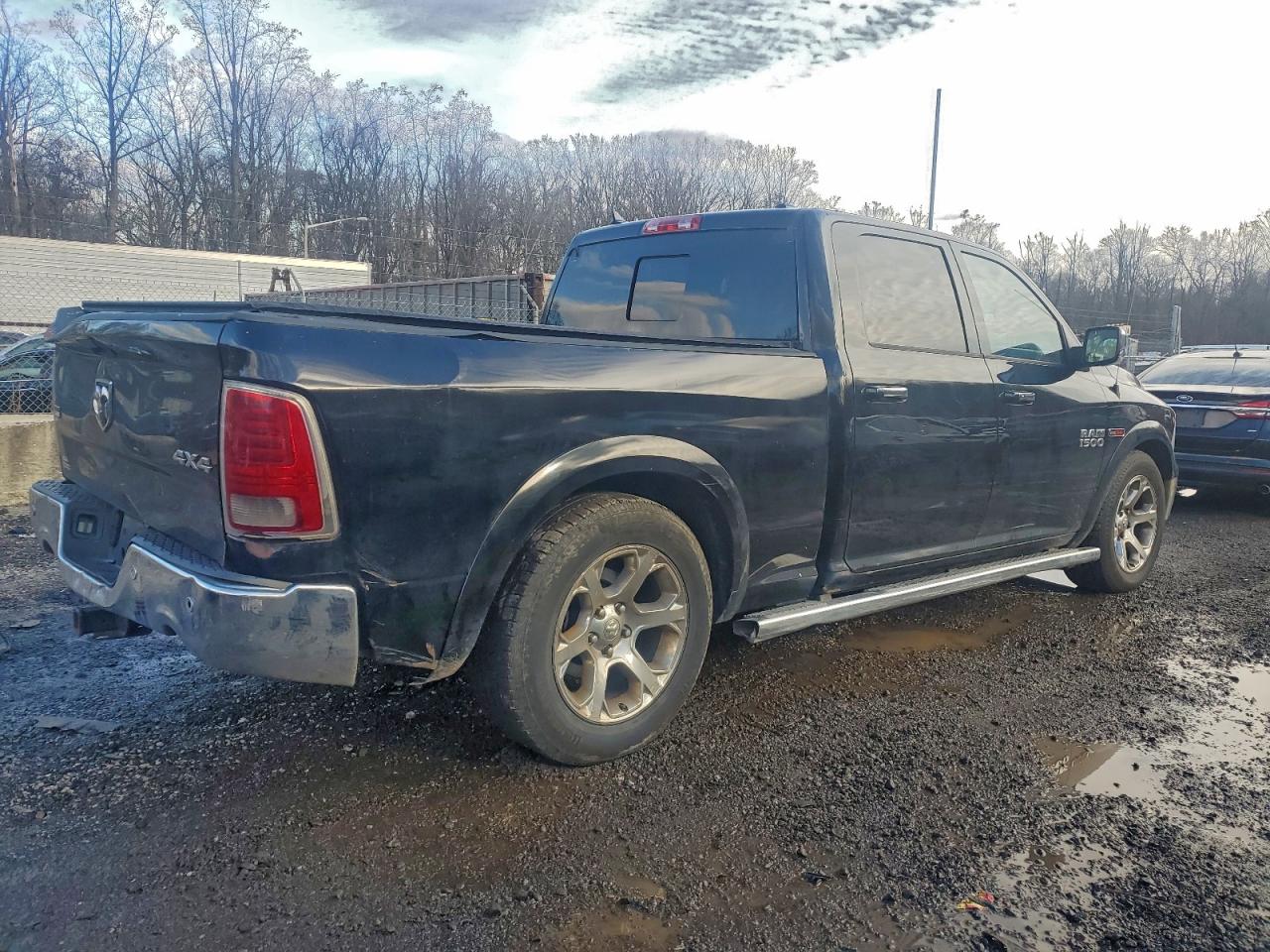 2014 Ram 1500 Laramie Black vin: 1C6RR7VM5ES337574