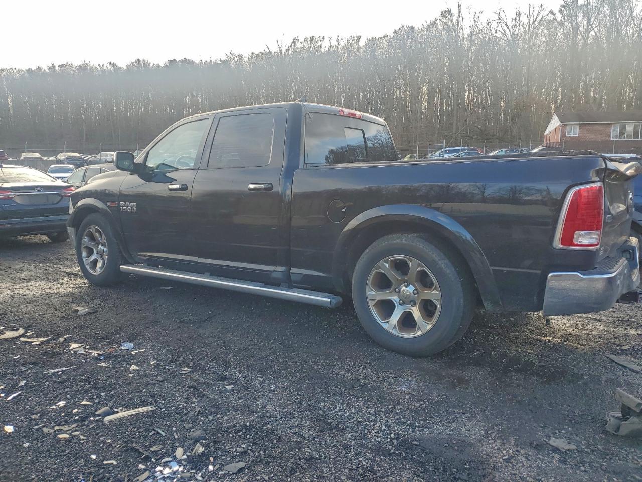 2014 Ram 1500 Laramie Black vin: 1C6RR7VM5ES337574