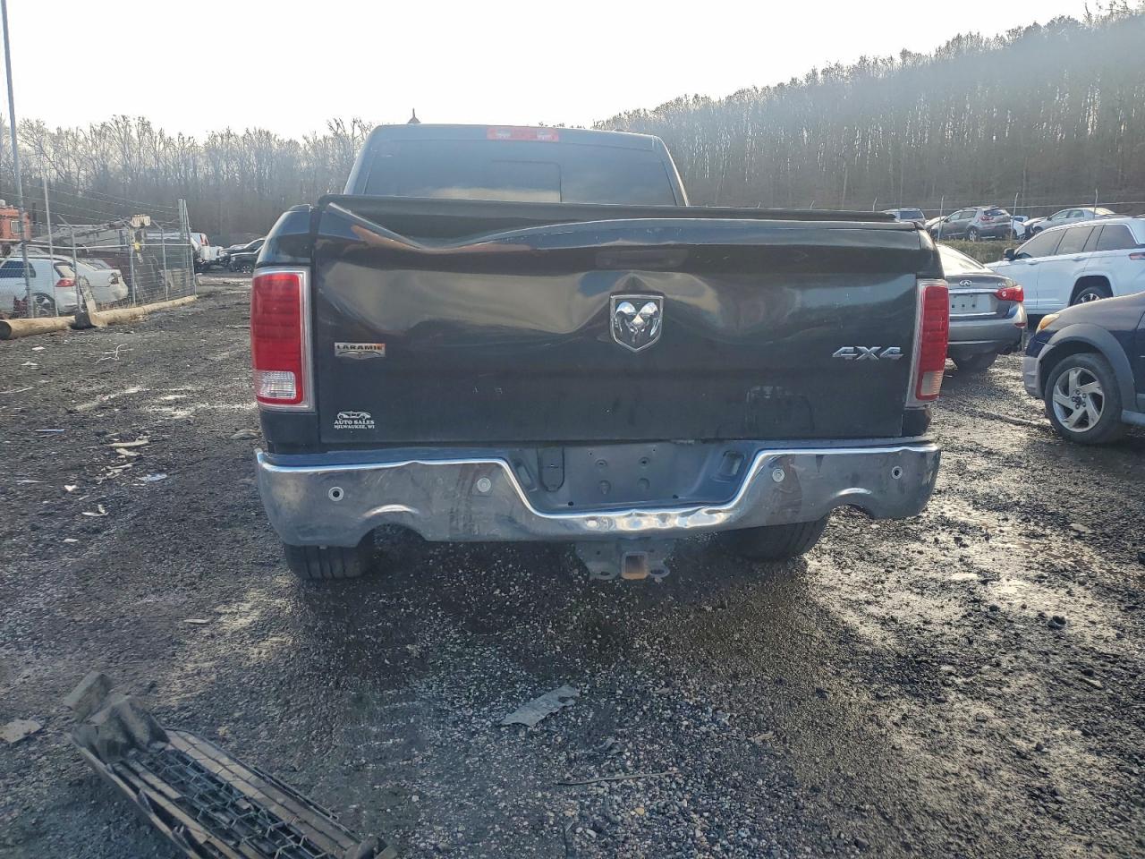 2014 Ram 1500 Laramie Black vin: 1C6RR7VM5ES337574