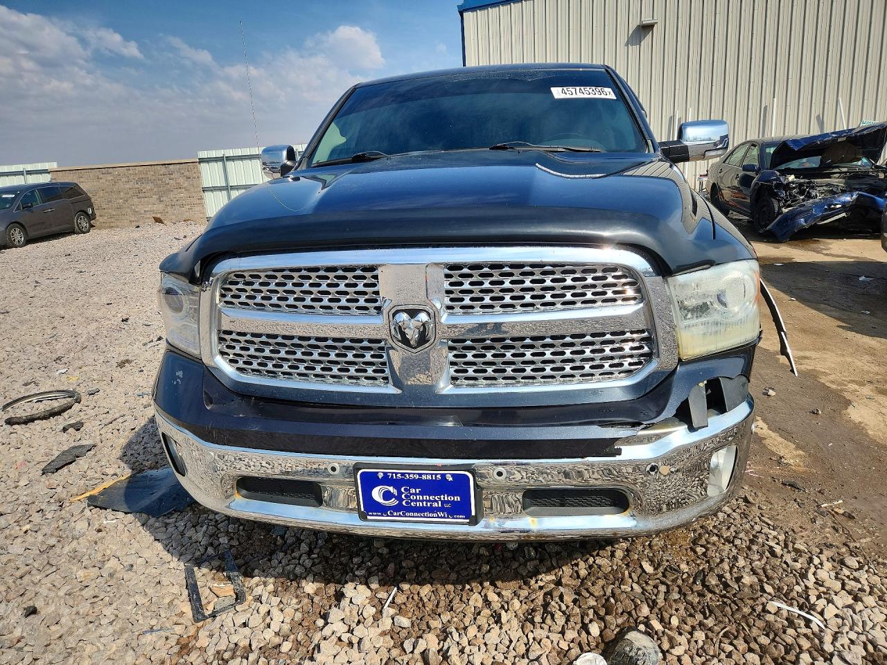 2015 Ram 1500 Laramie Black vin: 1C6RR7VM7FS733586