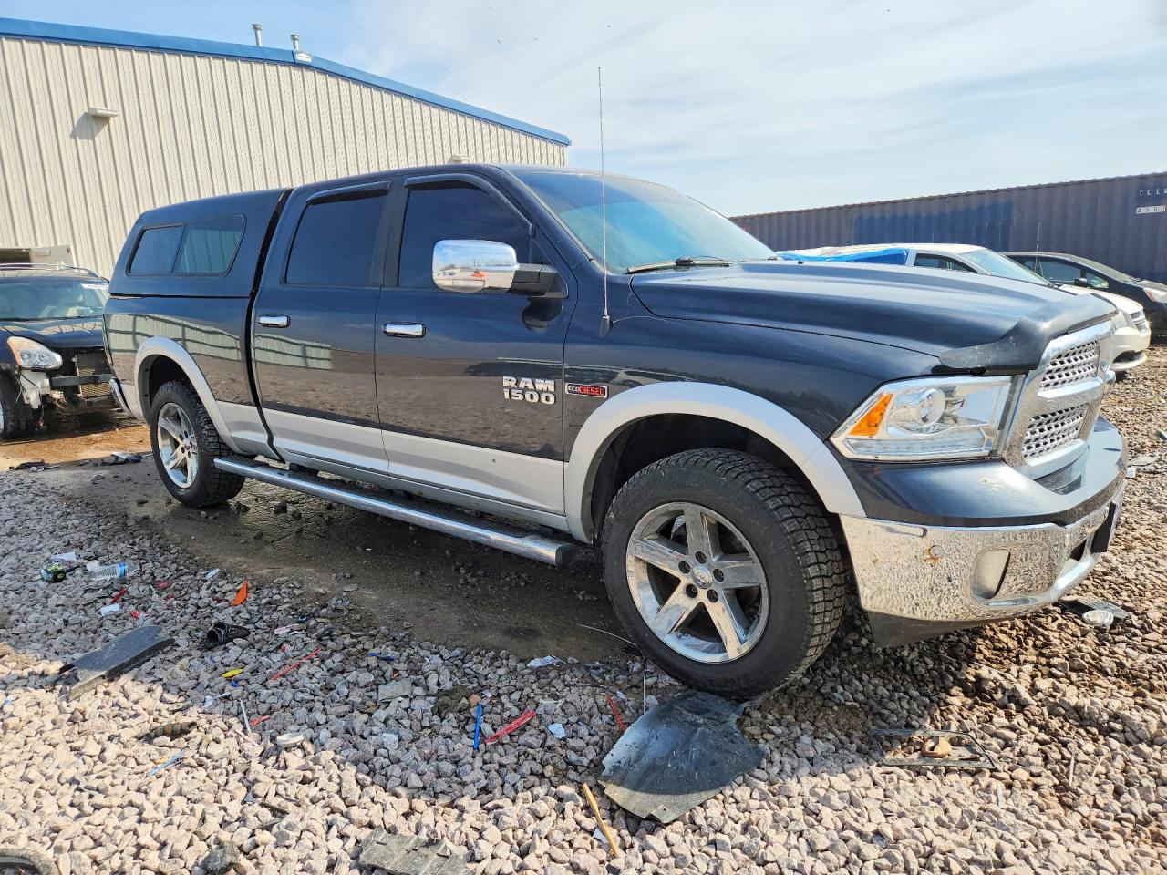 2015 Ram 1500 Laramie Black vin: 1C6RR7VM7FS733586