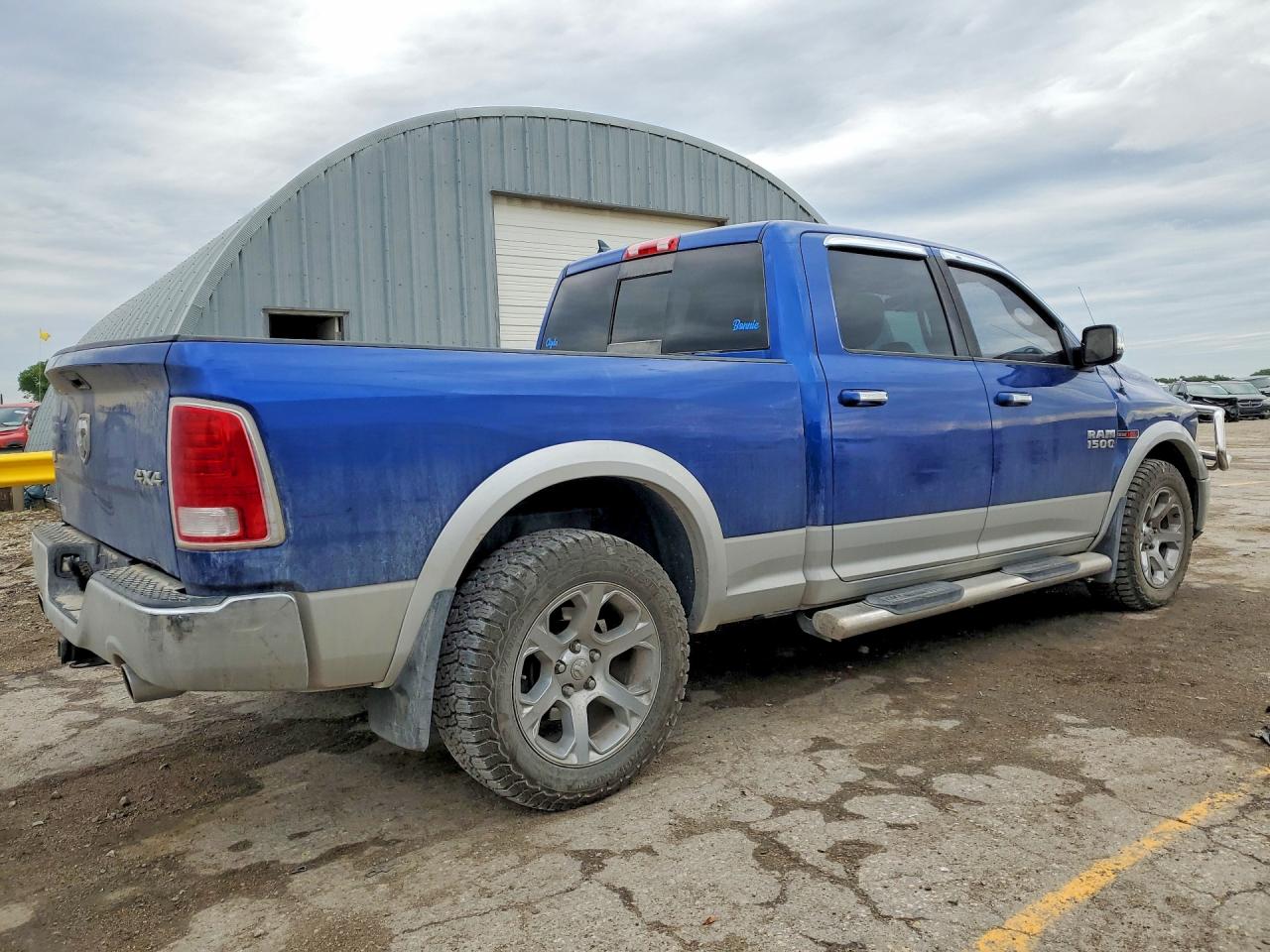 2014 Ram 1500 Laramie Синий vin: 1C6RR7VM8ES481121