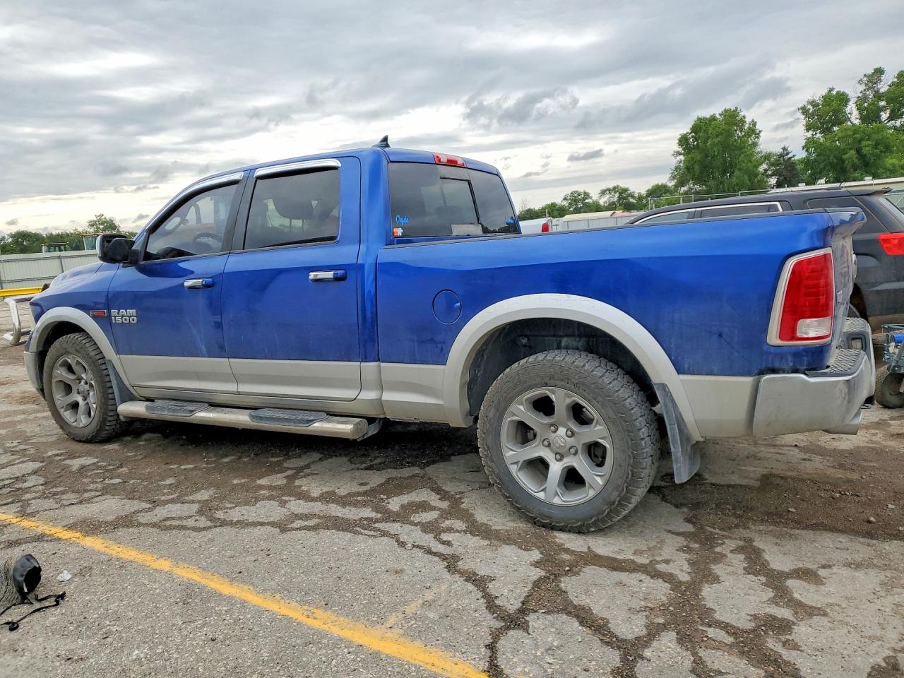2014 Ram 1500 Laramie Синий vin: 1C6RR7VM8ES481121