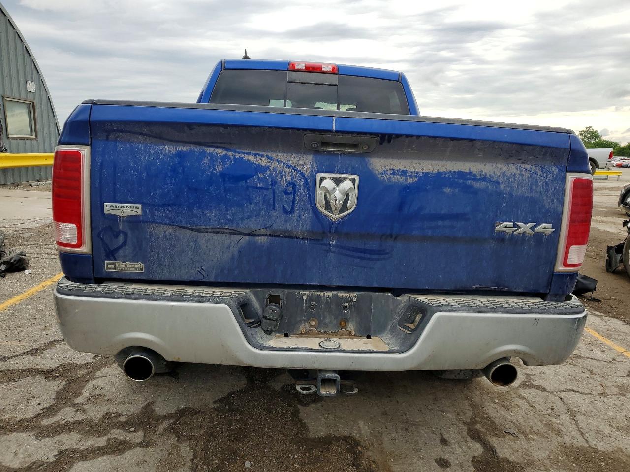 2014 Ram 1500 Laramie Синий vin: 1C6RR7VM8ES481121