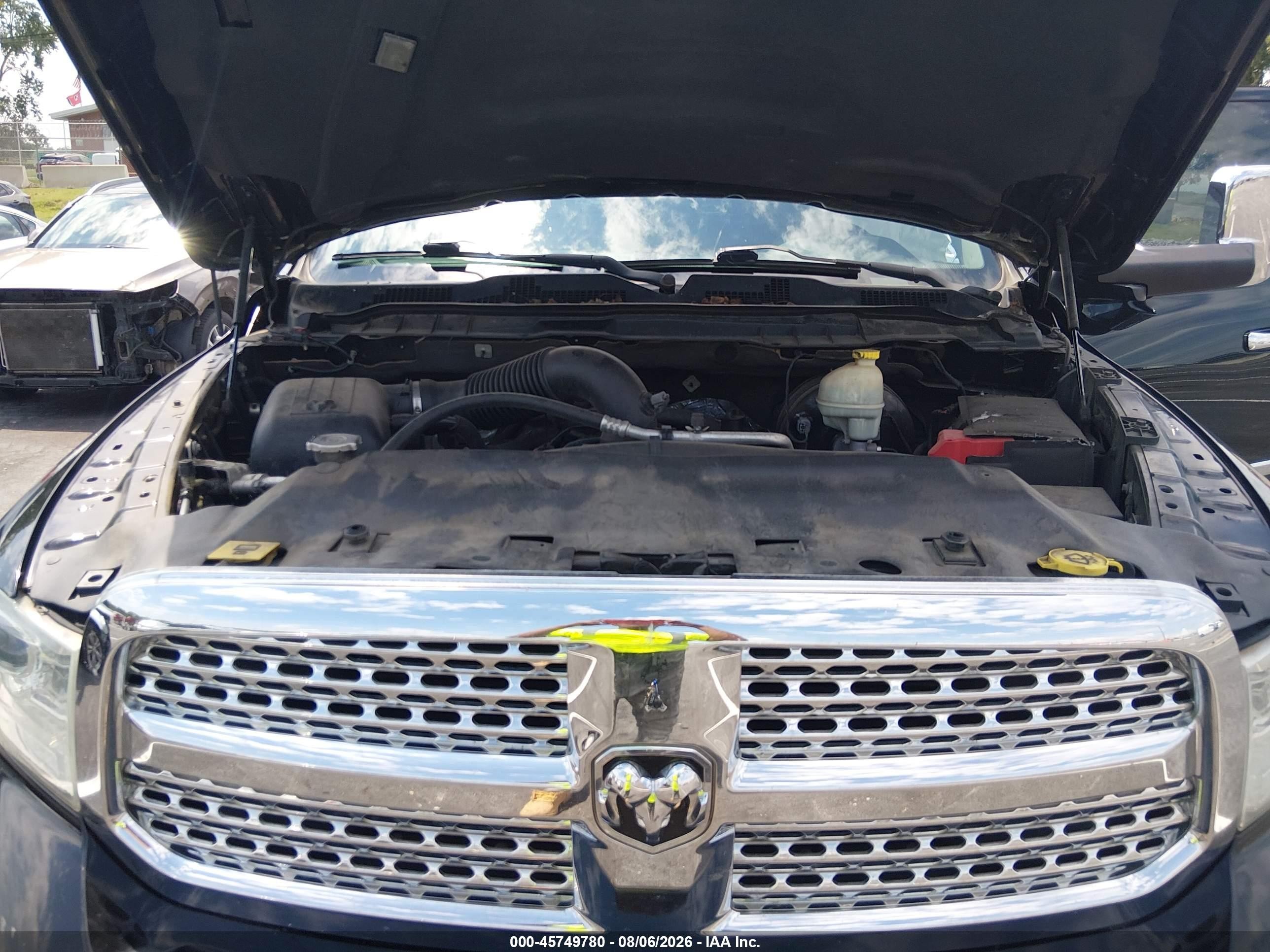 2014 Ram 1500 Laramie Black vin: 1C6RR7VT2ES157895