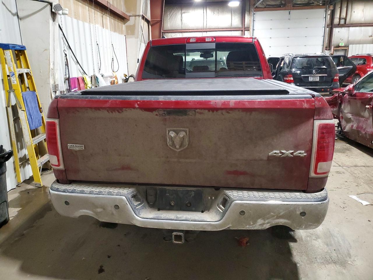 2013 Ram 1500 Laramie Красный vin: 1C6RR7VT3DS663525