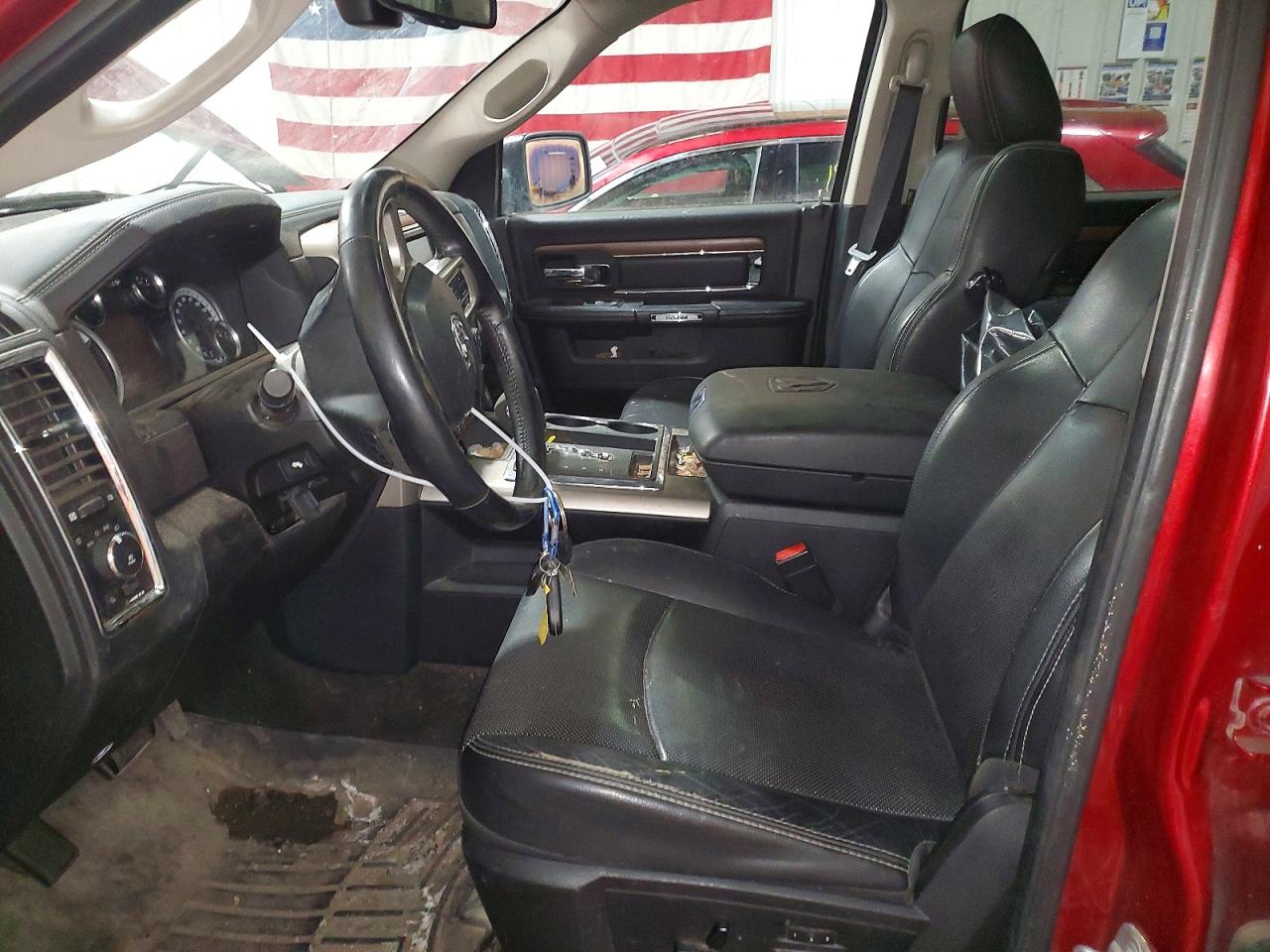 2013 Ram 1500 Laramie Красный vin: 1C6RR7VT3DS663525
