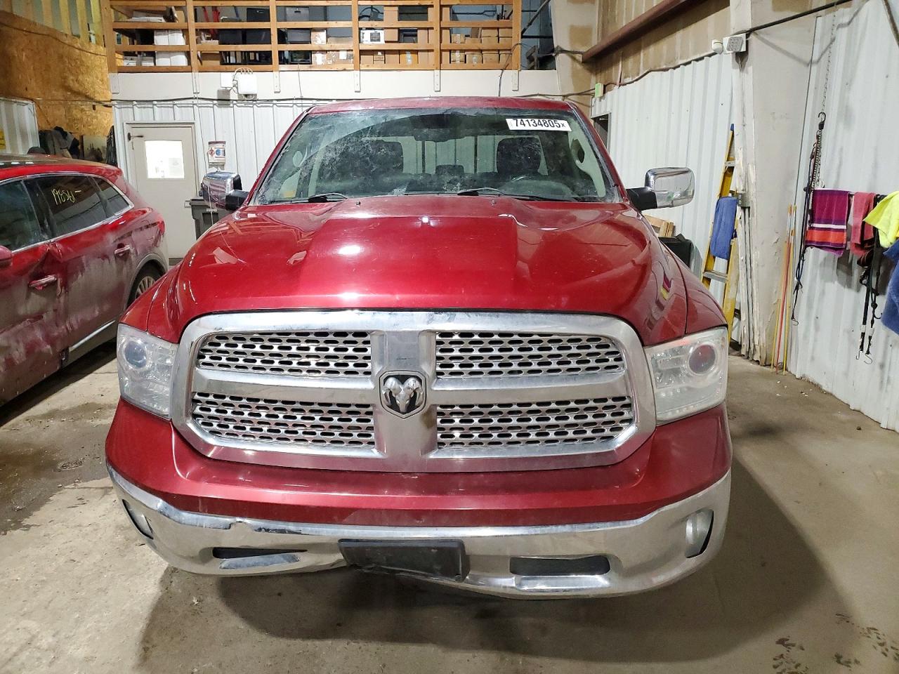 2013 Ram 1500 Laramie Красный vin: 1C6RR7VT3DS663525