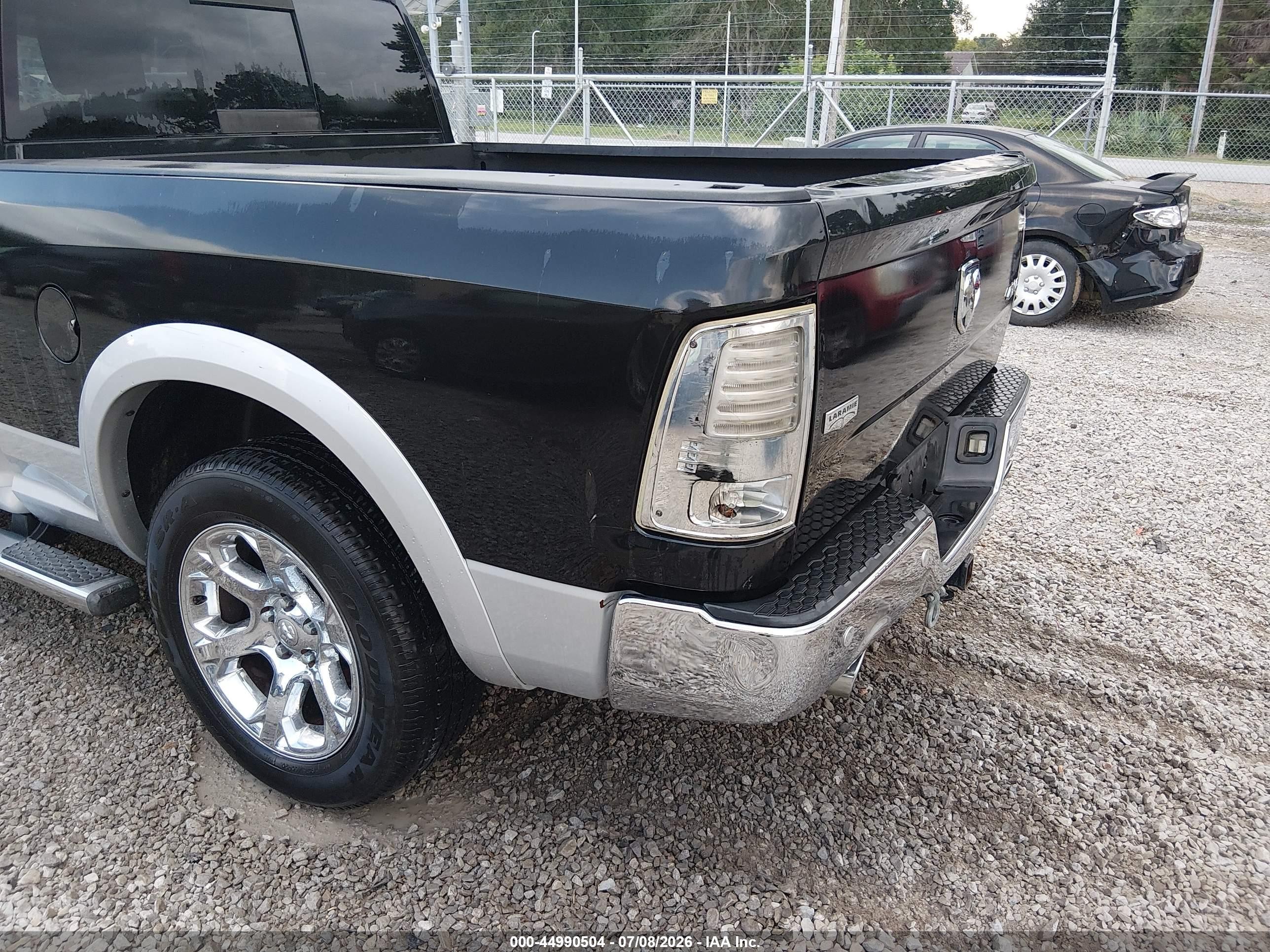 2015 Ram 1500 Laramie Black vin: 1C6RR7VT3FS777365