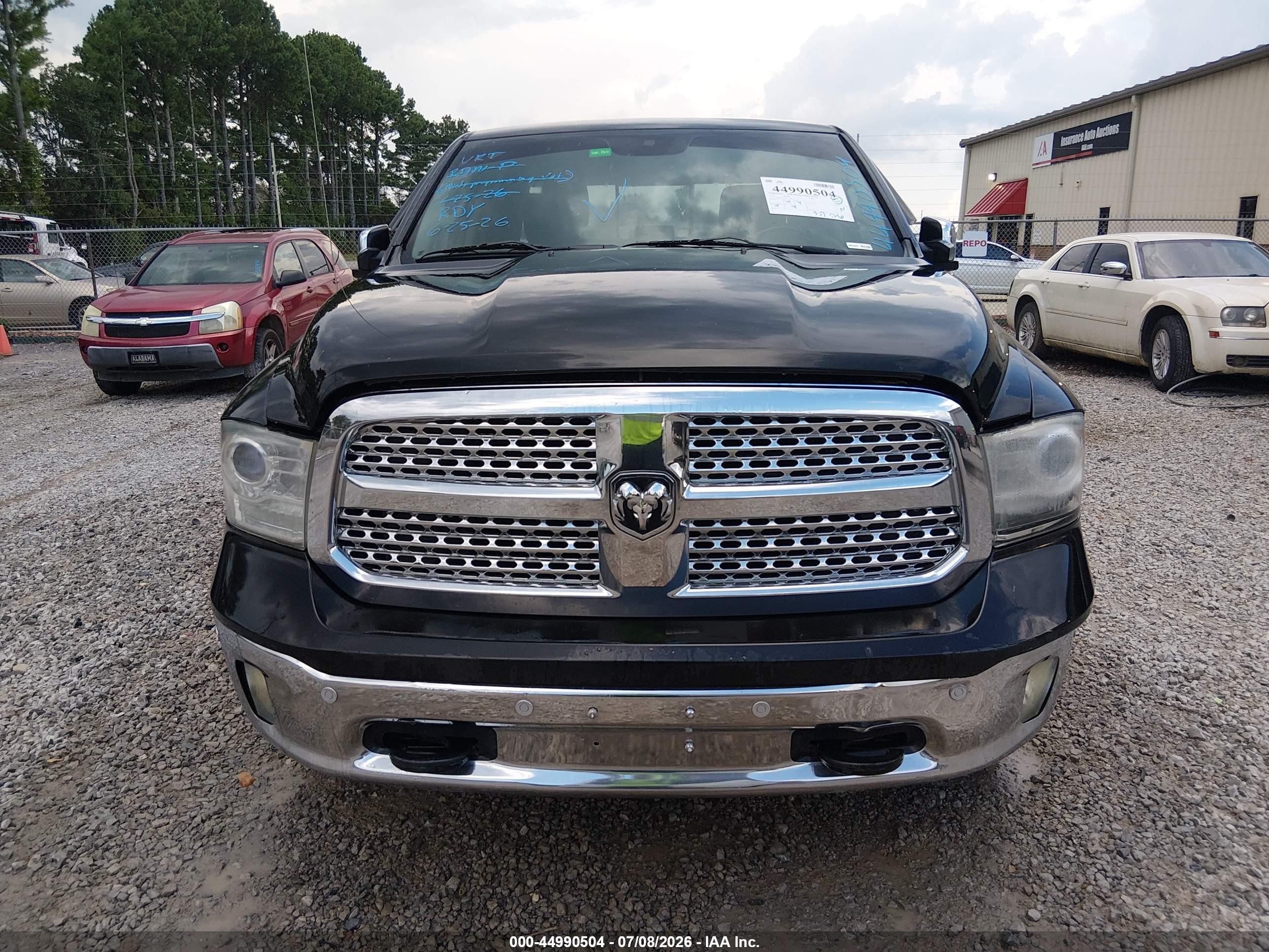 2015 Ram 1500 Laramie Black vin: 1C6RR7VT3FS777365