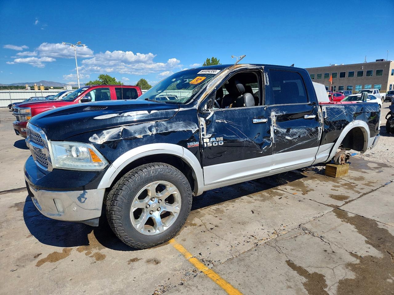 2014 Ram 1500 Laramie Black vin: 1C6RR7VT4ES312317