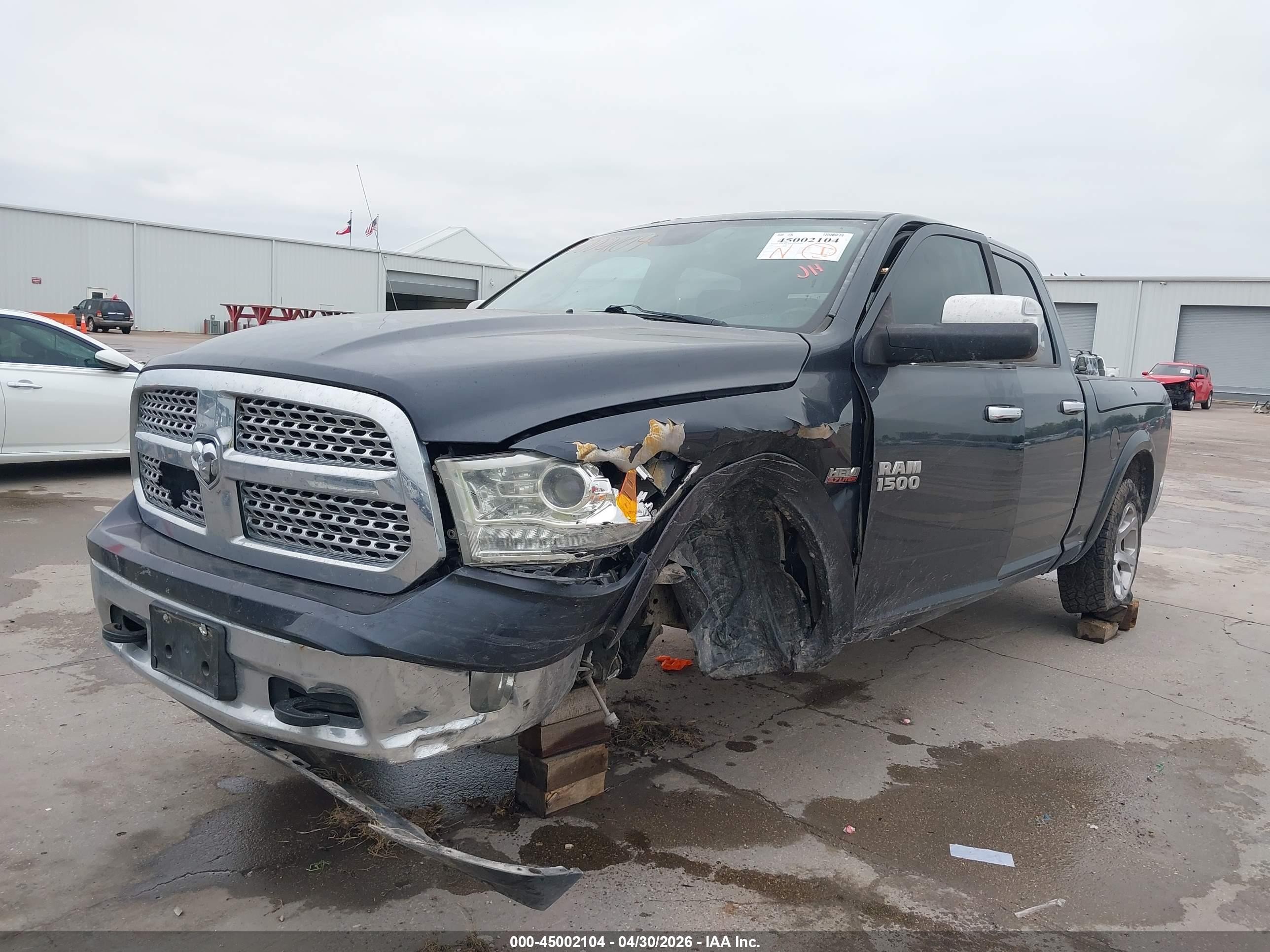2013 Ram 1500 Laramie Black vin: 1C6RR7VT6DS662711