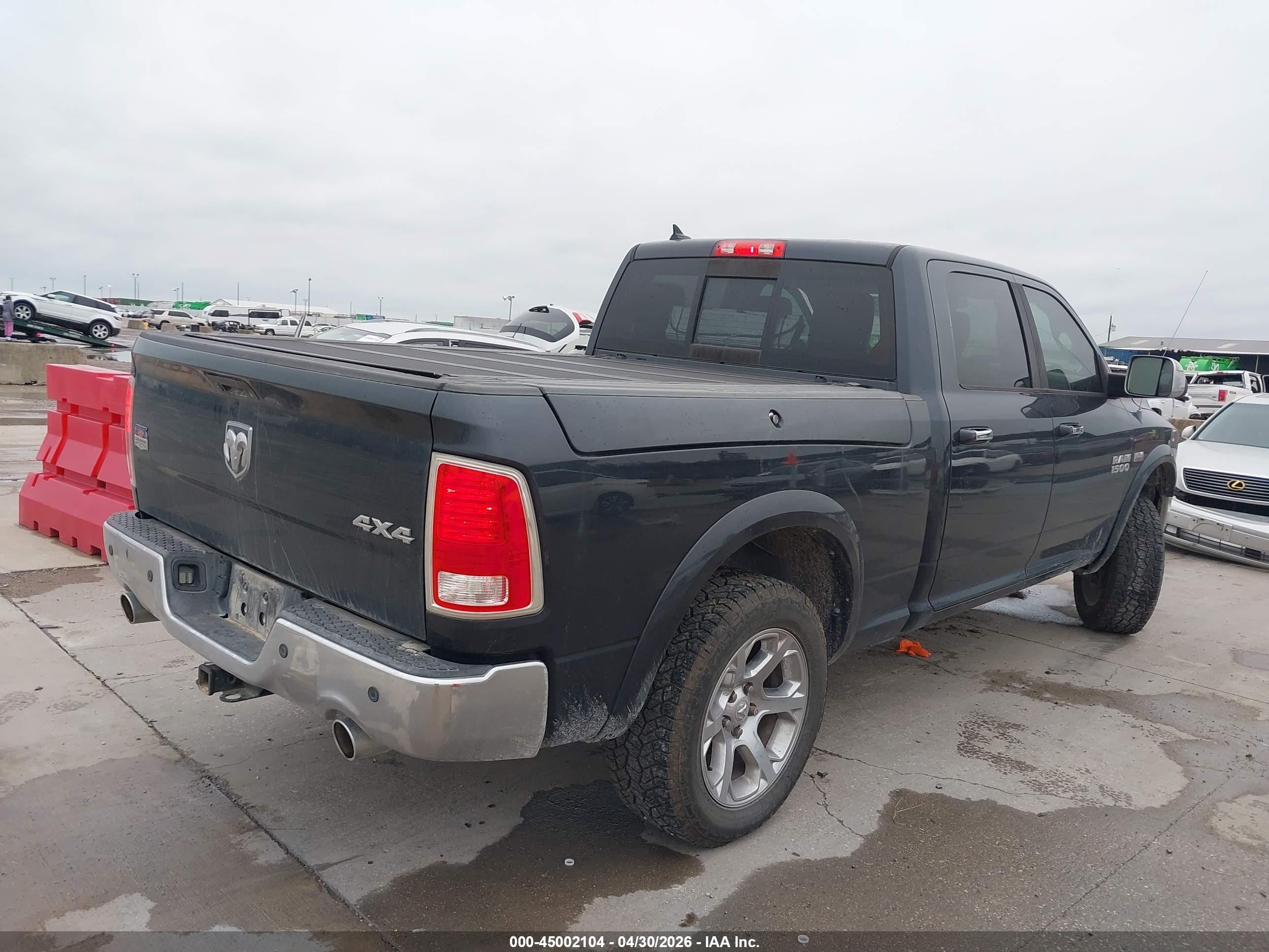 2013 Ram 1500 Laramie Black vin: 1C6RR7VT6DS662711