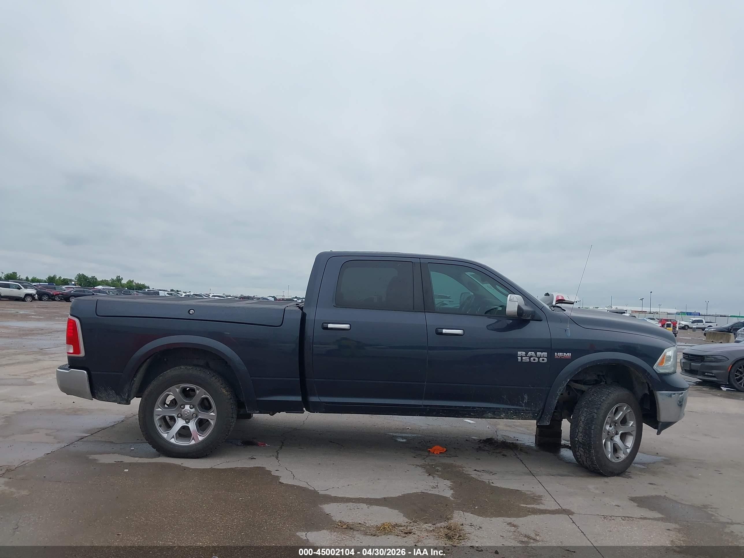 2013 Ram 1500 Laramie Black vin: 1C6RR7VT6DS662711