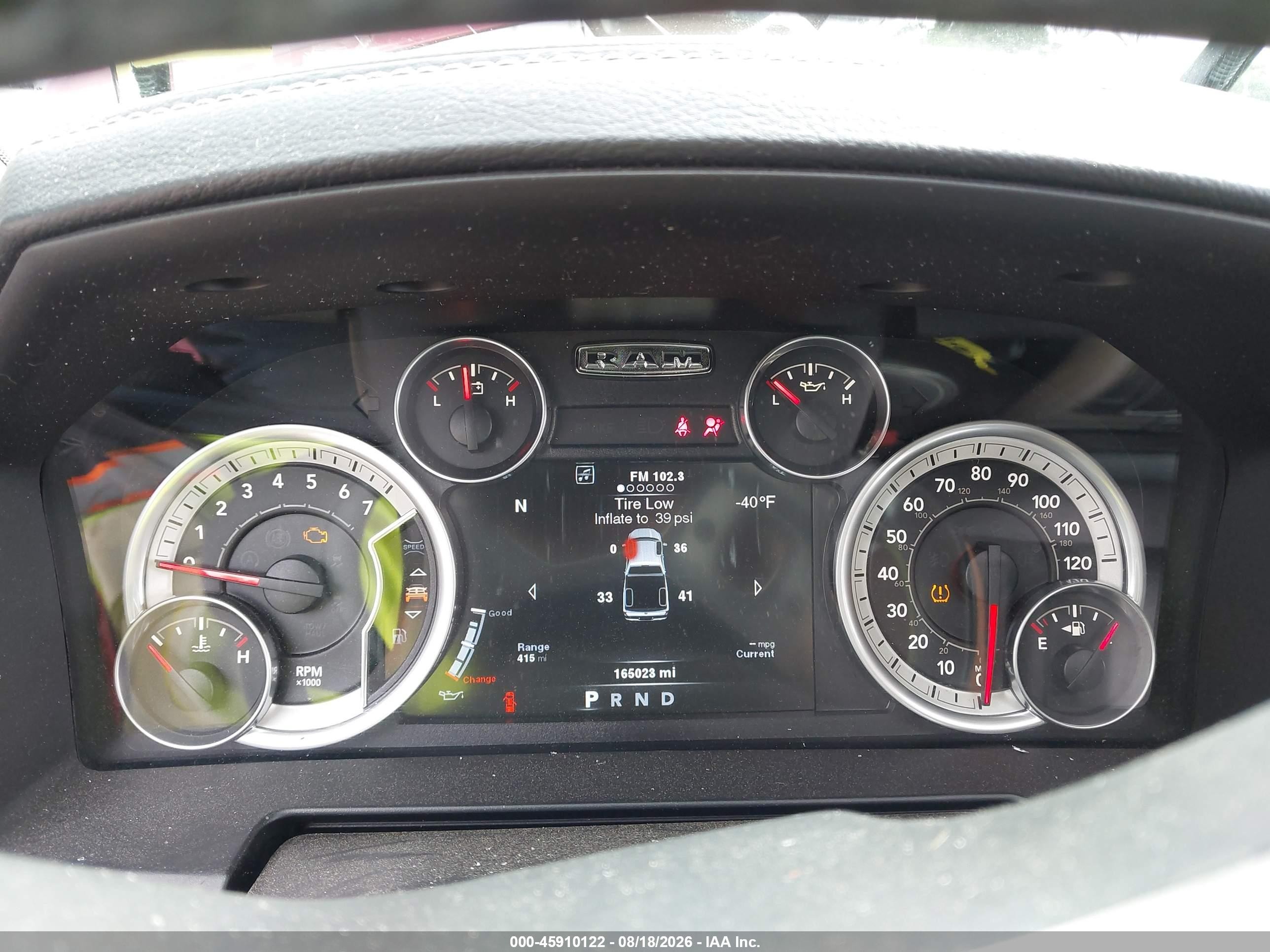 2014 Ram 1500 Laramie Red vin: 1C6RR7VT6ES118808