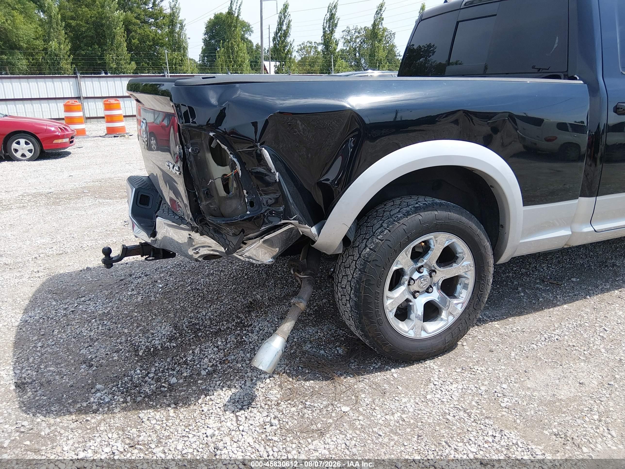 2014 Ram 1500 Laramie Black vin: 1C6RR7VT6ES312304