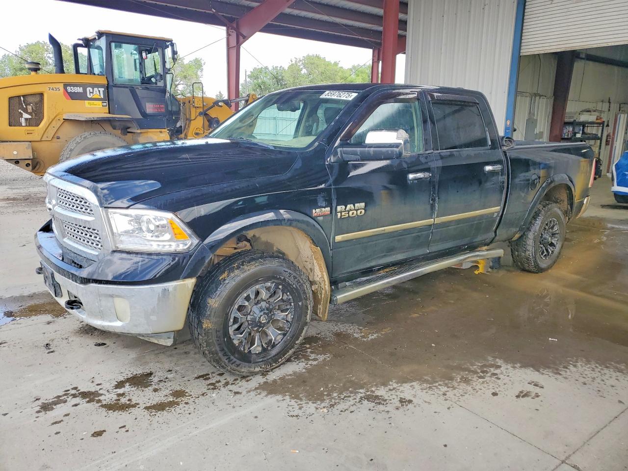 2014 Ram 1500 Laramie Black vin: 1C6RR7VT8ES250307