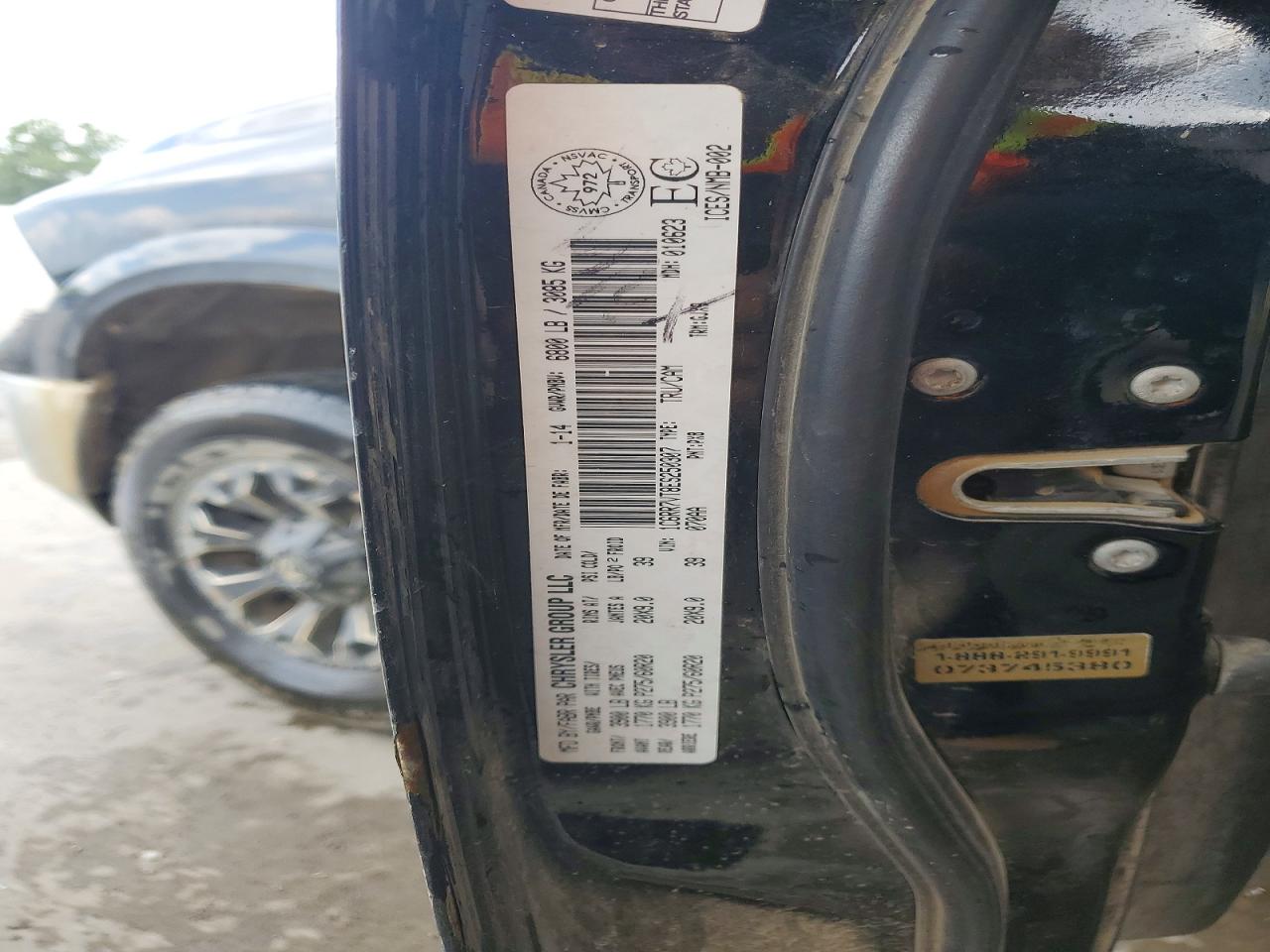 2014 Ram 1500 Laramie Black vin: 1C6RR7VT8ES250307