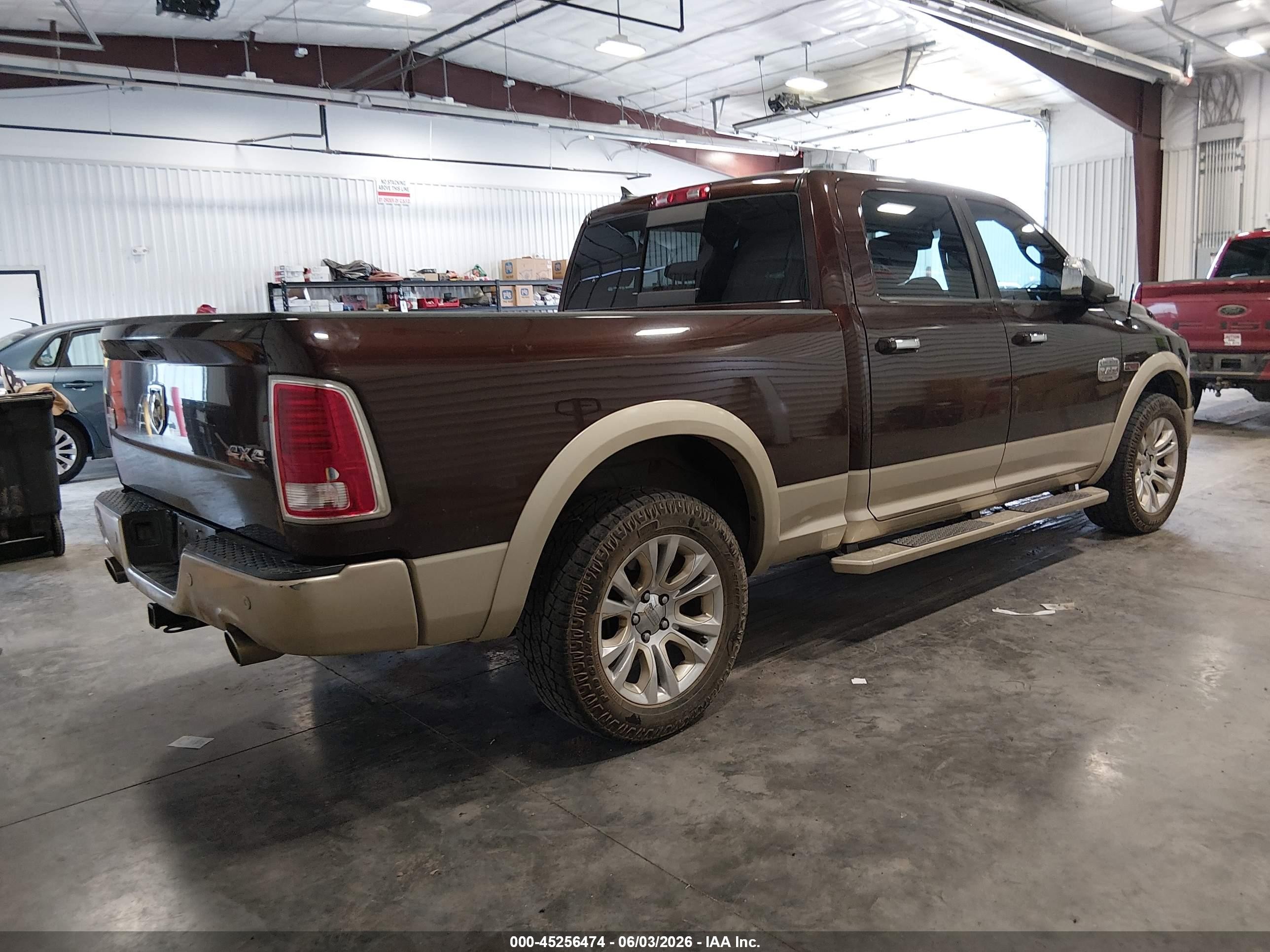 2015 Ram 1500 Laramie Longhorn Maroon vin: 1C6RR7WM0FS521367
