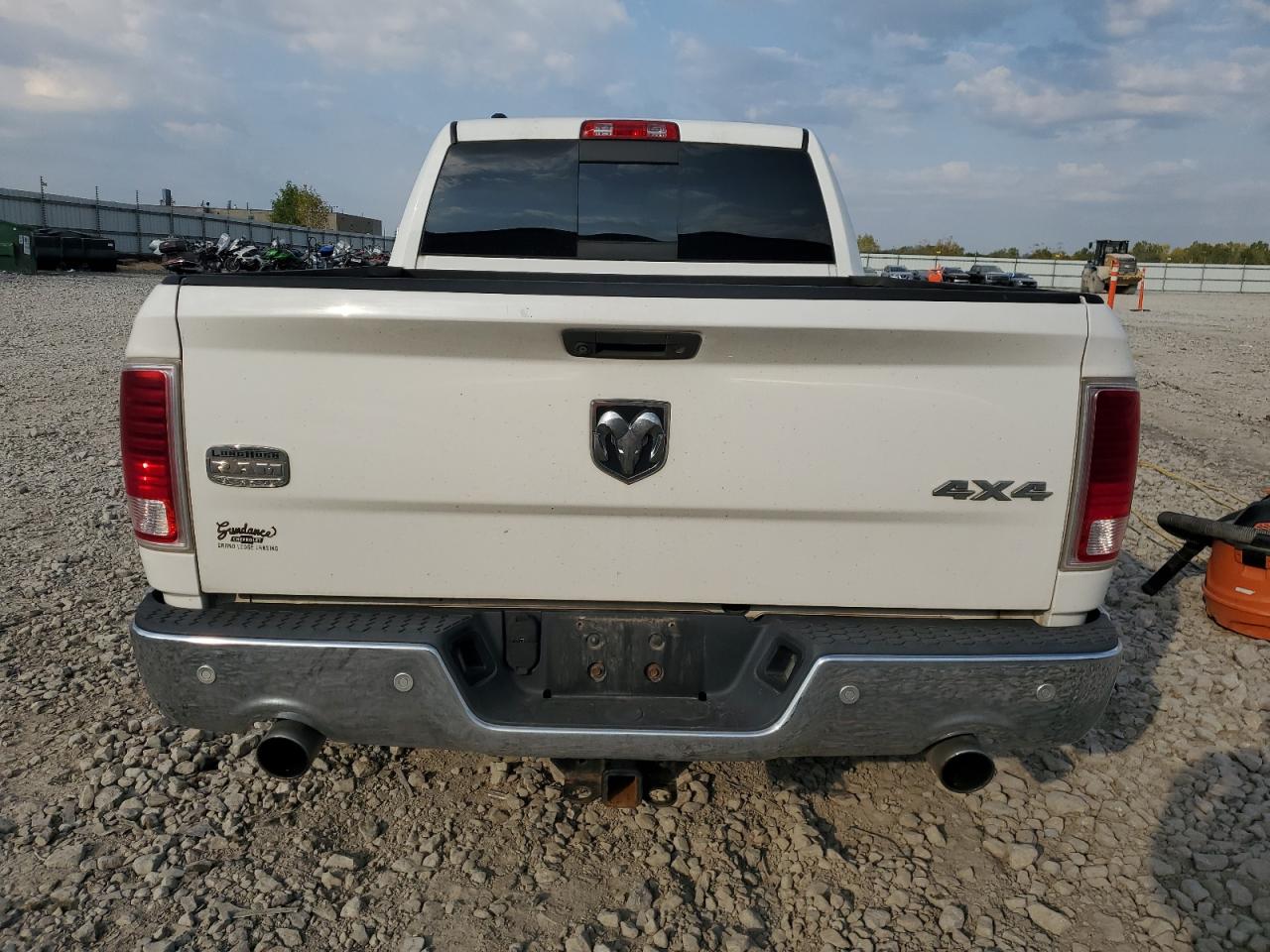 2015 Ram 1500 Longhorn White vin: 1C6RR7WM1FS679393