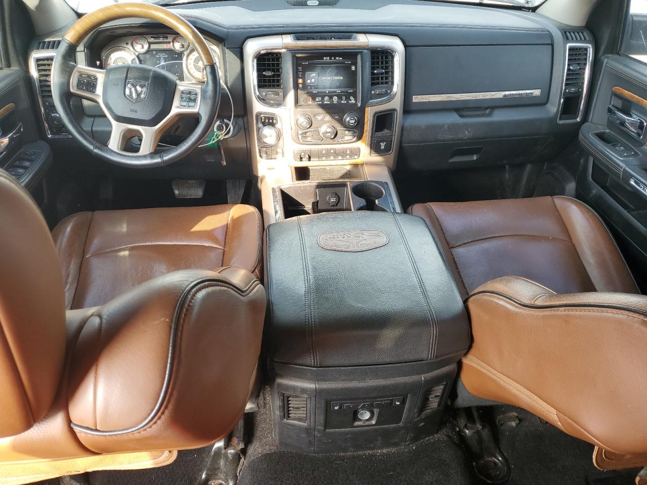2015 Ram 1500 Longhorn White vin: 1C6RR7WM1FS679393