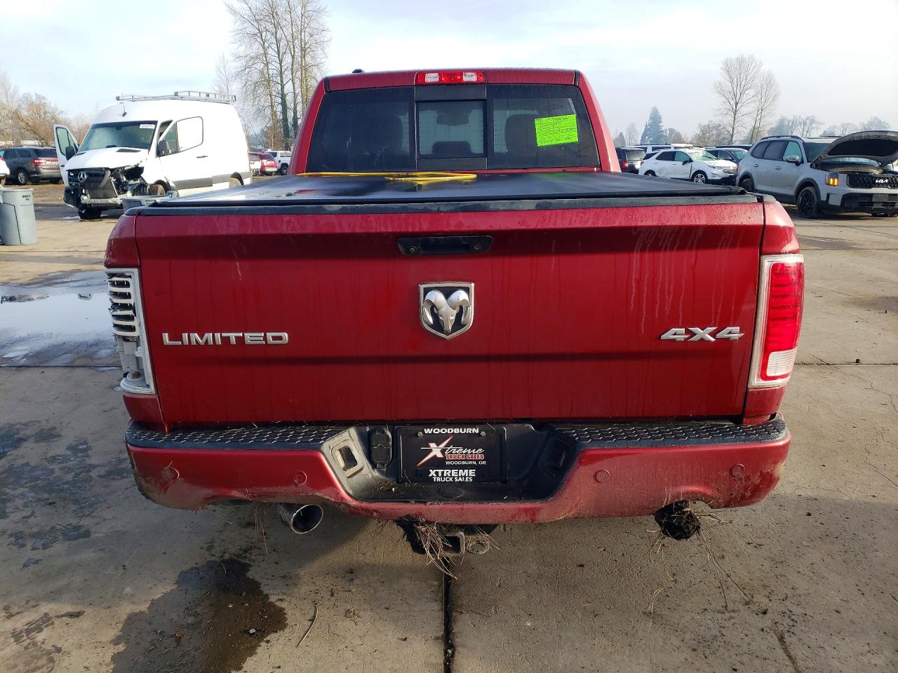 2014 Ram 1500 Longhorn Red vin: 1C6RR7WM3ES381989