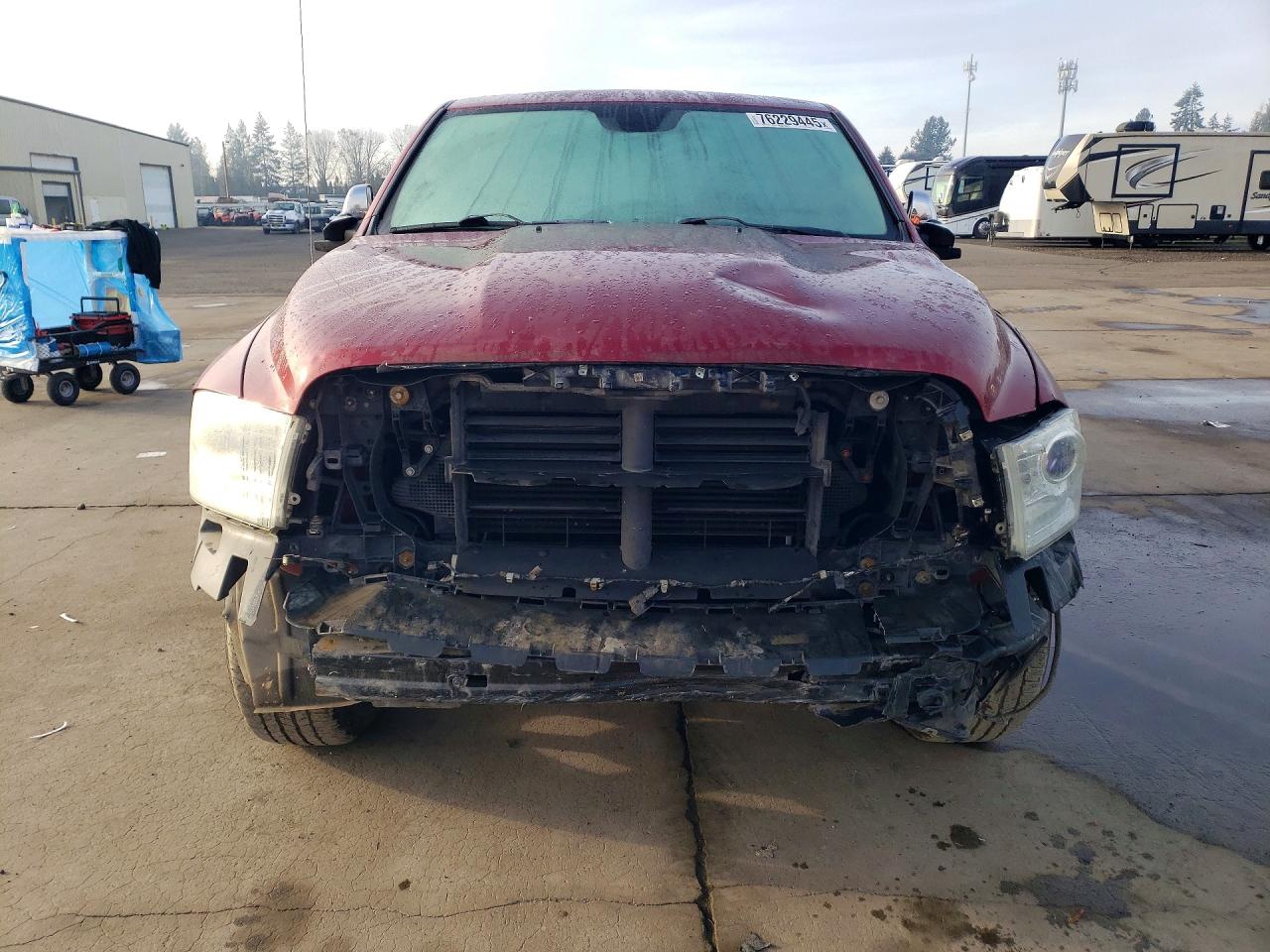 2014 Ram 1500 Longhorn Red vin: 1C6RR7WM3ES381989