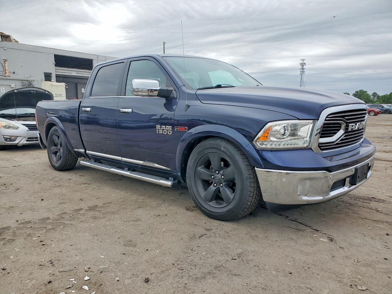 2016 Ram 1500 Longhorn Blue vin: 1C6RR7WM6GS153648