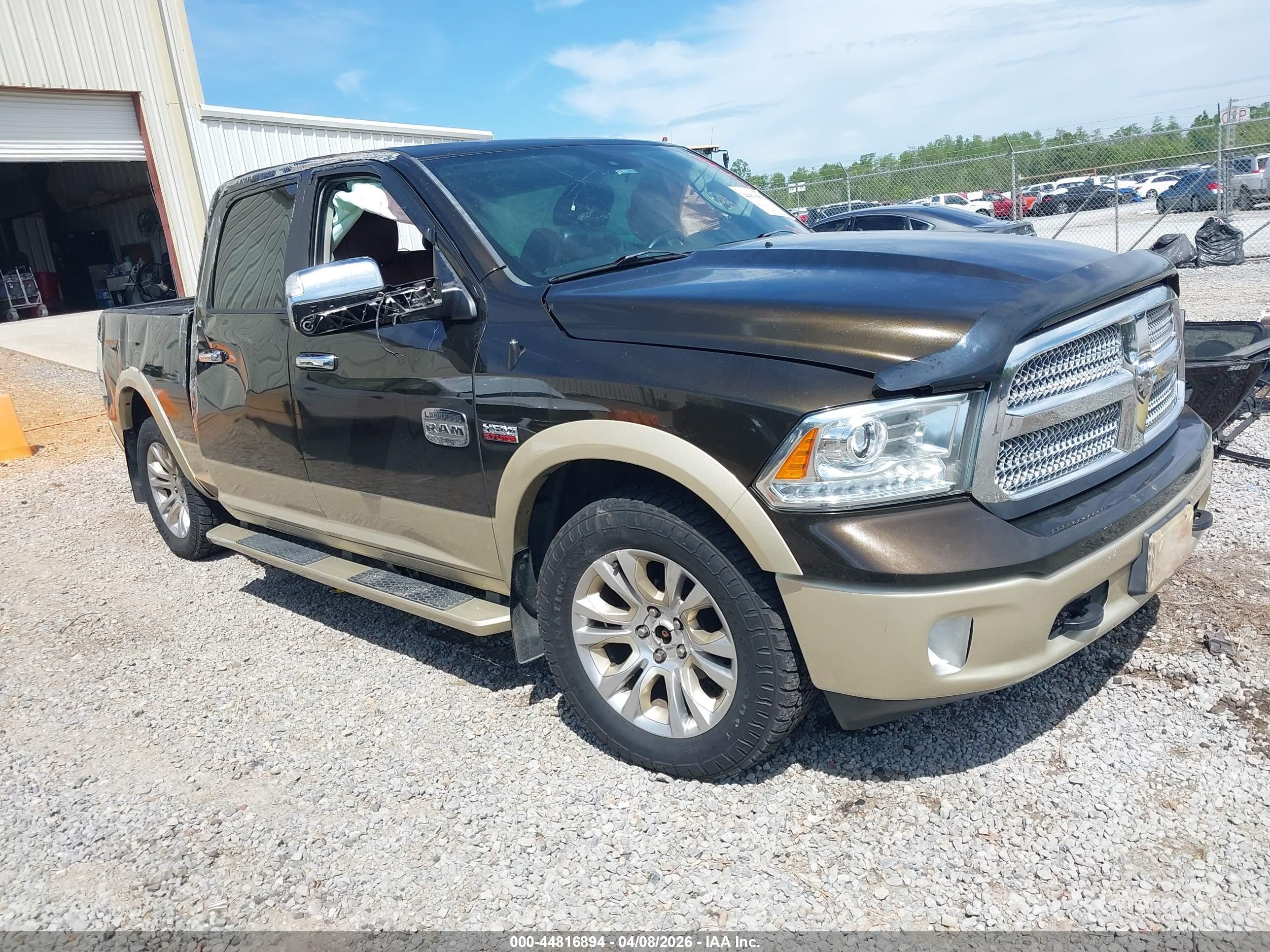 2013 Ram 1500 Laramie Longhorn Edition Brown vin: 1C6RR7WT1DS679155