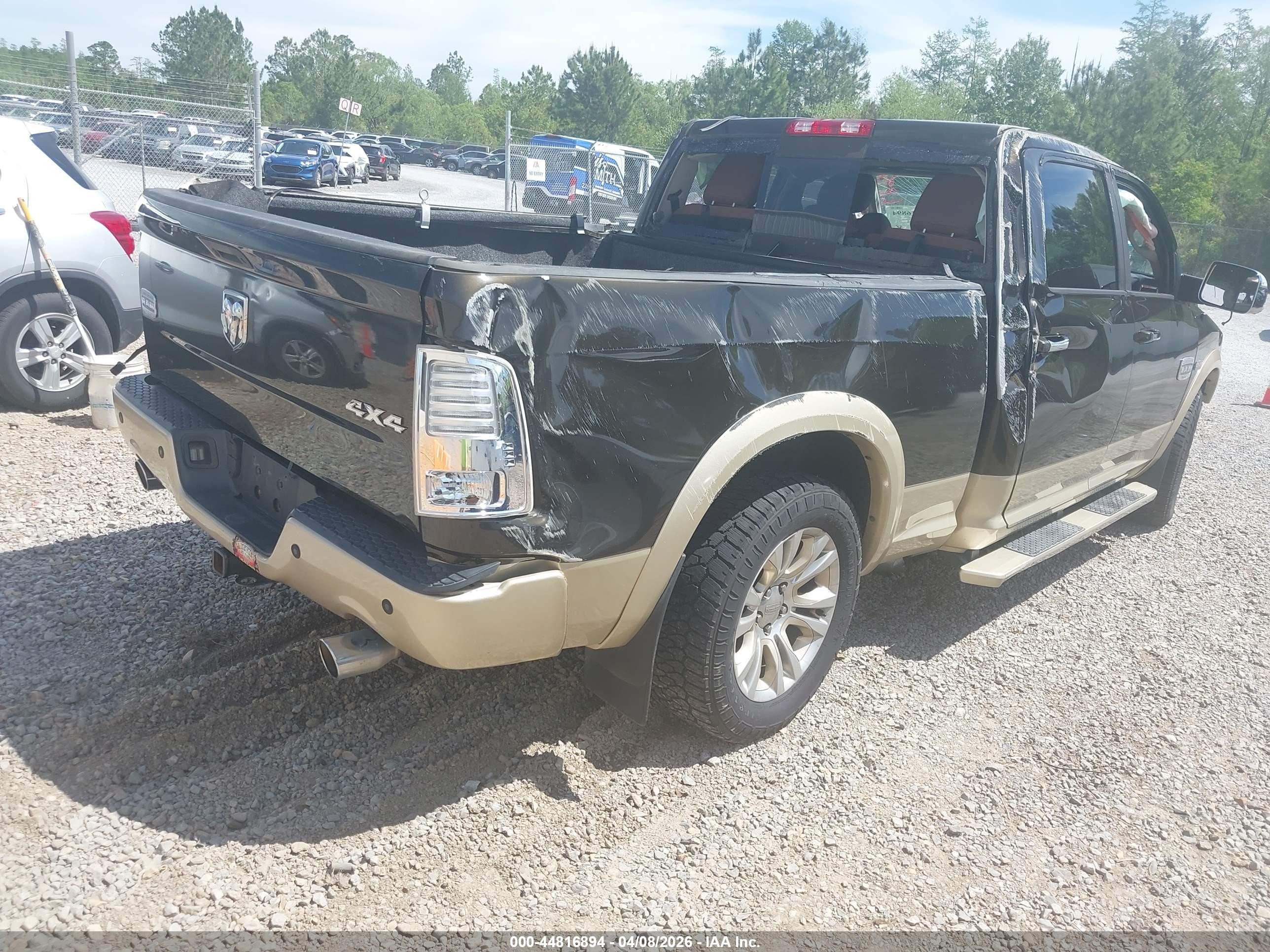 2013 Ram 1500 Laramie Longhorn Edition Brown vin: 1C6RR7WT1DS679155