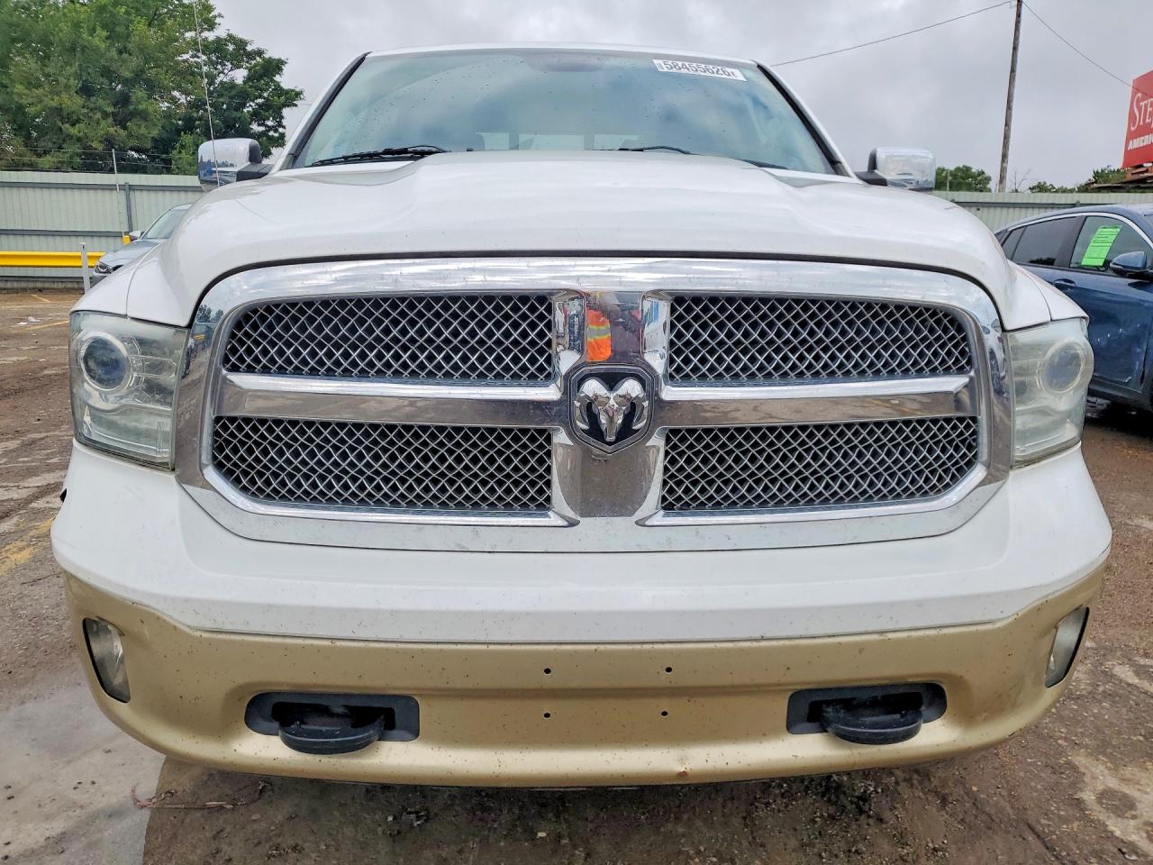 2013 Ram 1500 Longhorn White vin: 1C6RR7WT4DS705618