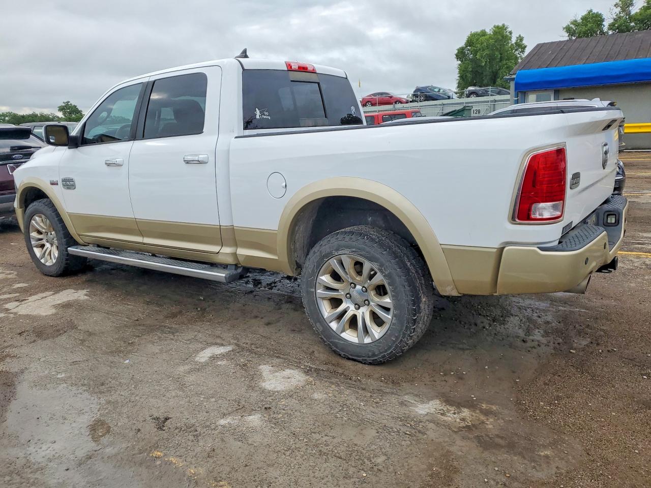 2013 Ram 1500 Longhorn White vin: 1C6RR7WT4DS705618