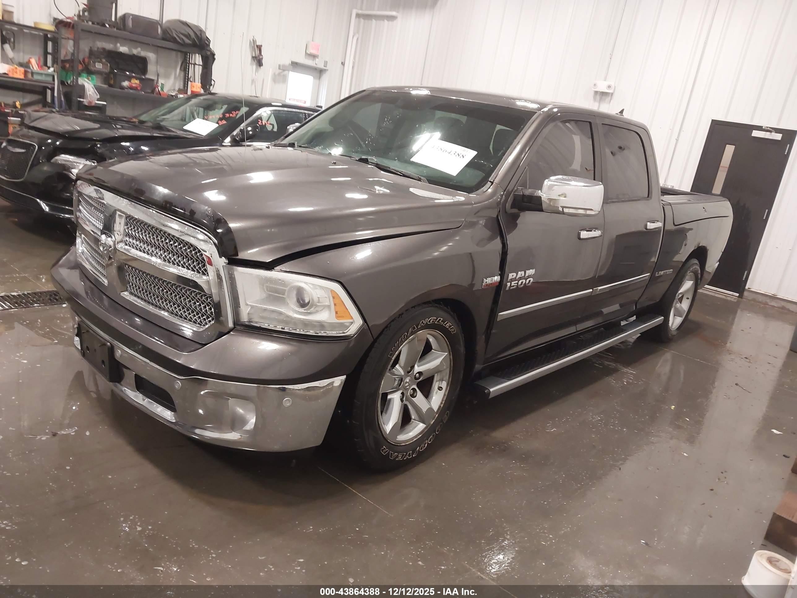 2014 Ram 1500 Longhorn Limited Gray vin: 1C6RR7WT4ES320982