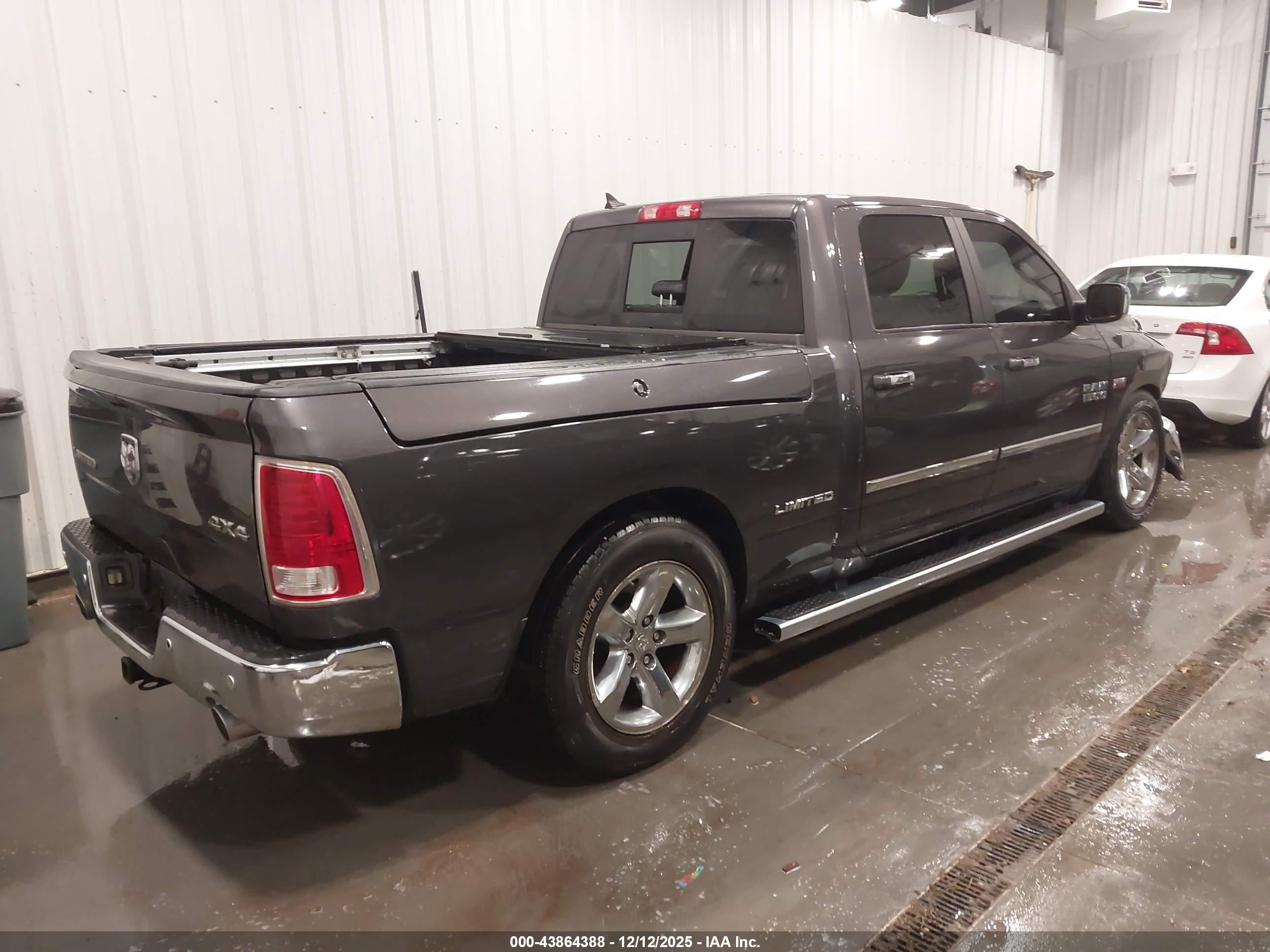 2014 Ram 1500 Longhorn Limited Gray vin: 1C6RR7WT4ES320982