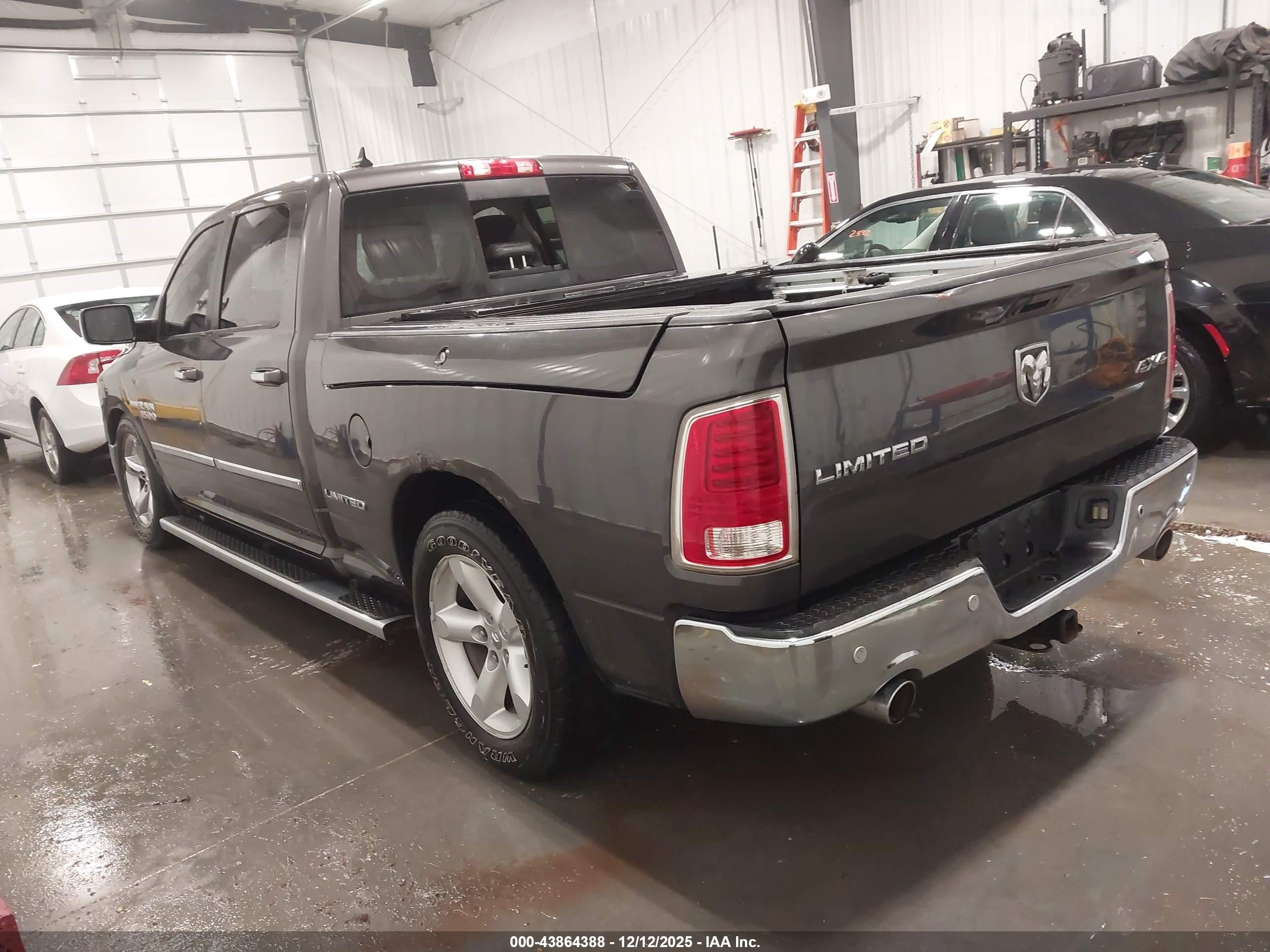 2014 Ram 1500 Longhorn Limited Gray vin: 1C6RR7WT4ES320982