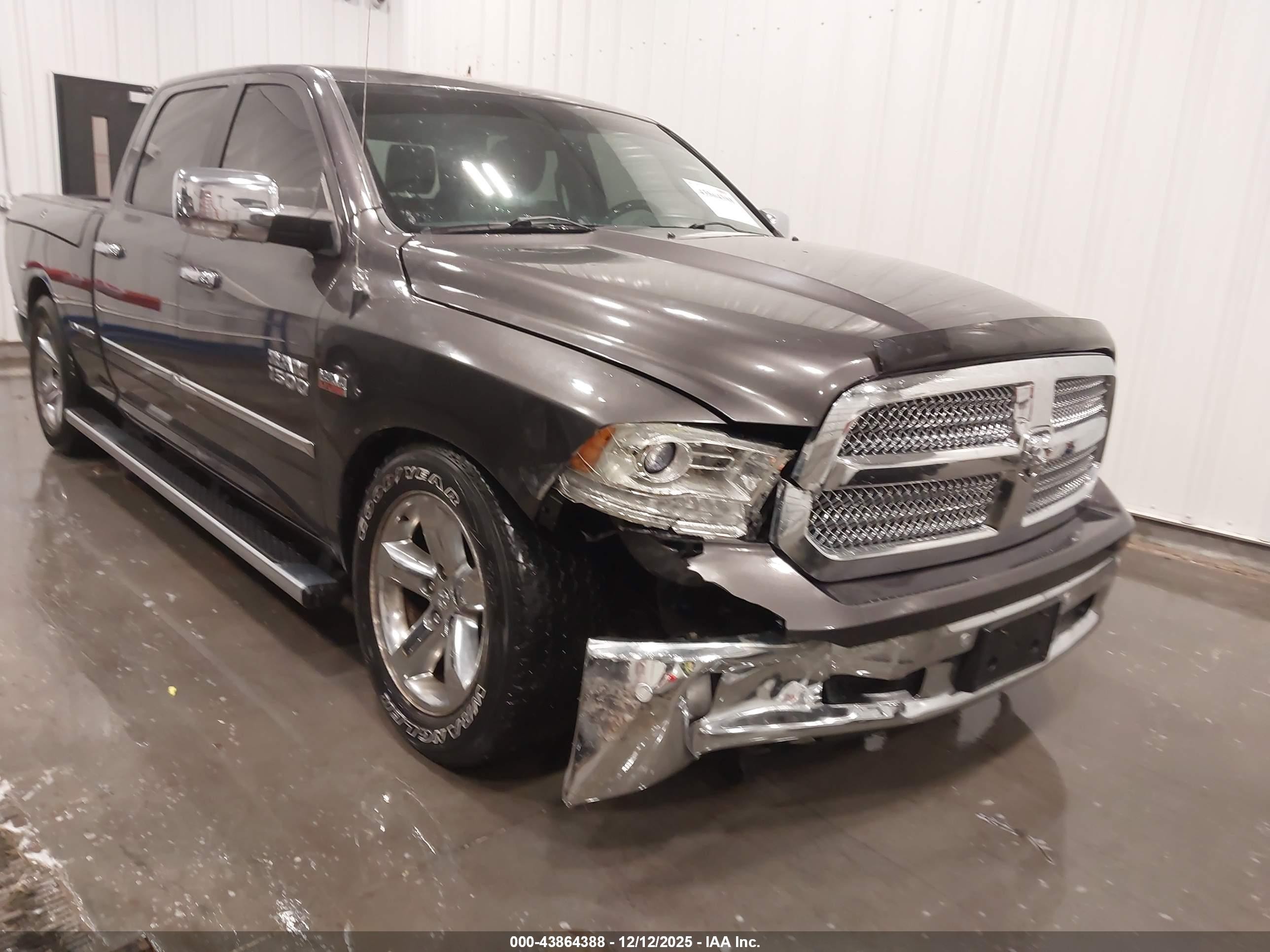 2014 Ram 1500 Longhorn Limited Gray vin: 1C6RR7WT4ES320982