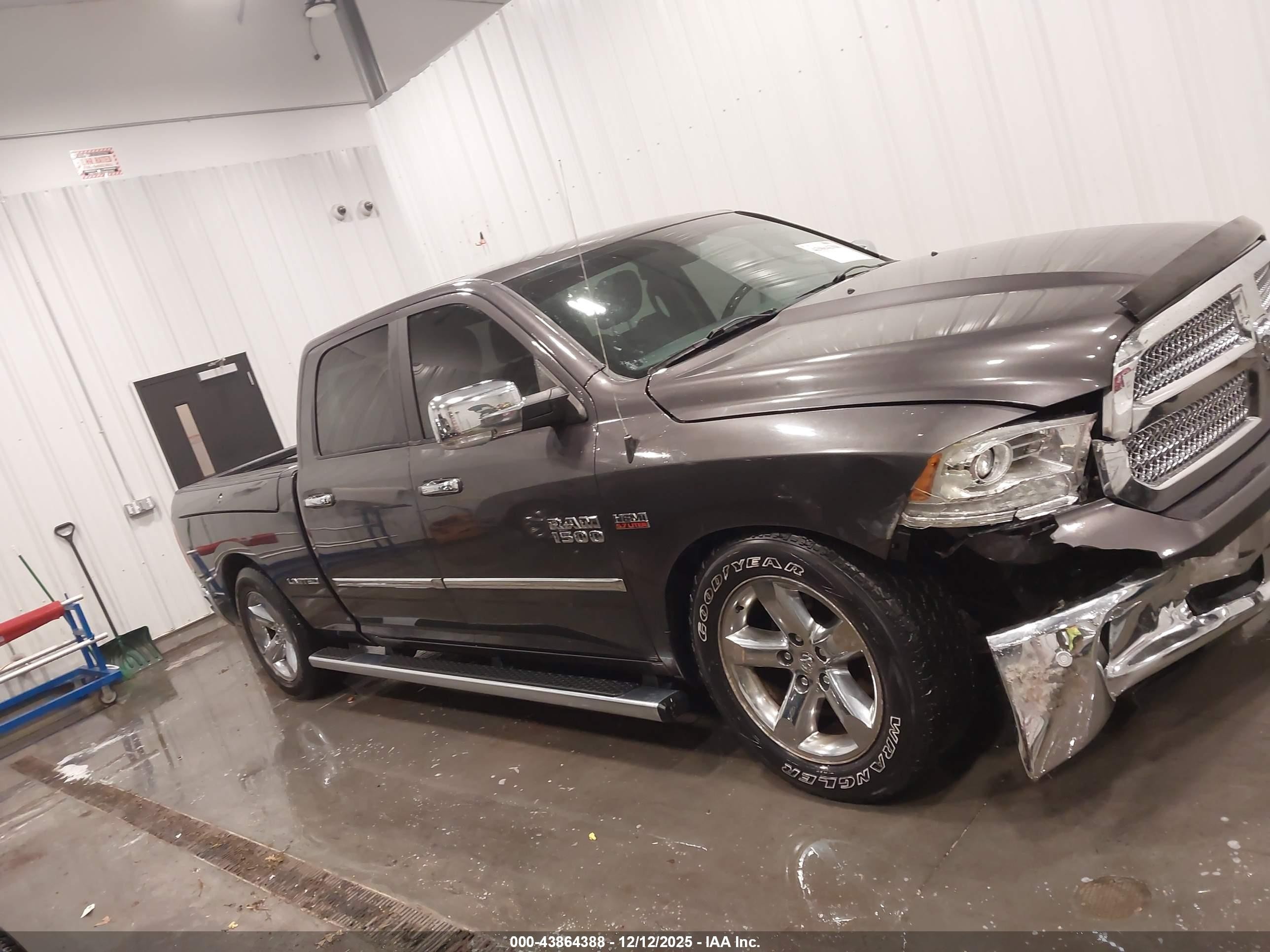 2014 Ram 1500 Longhorn Limited Gray vin: 1C6RR7WT4ES320982