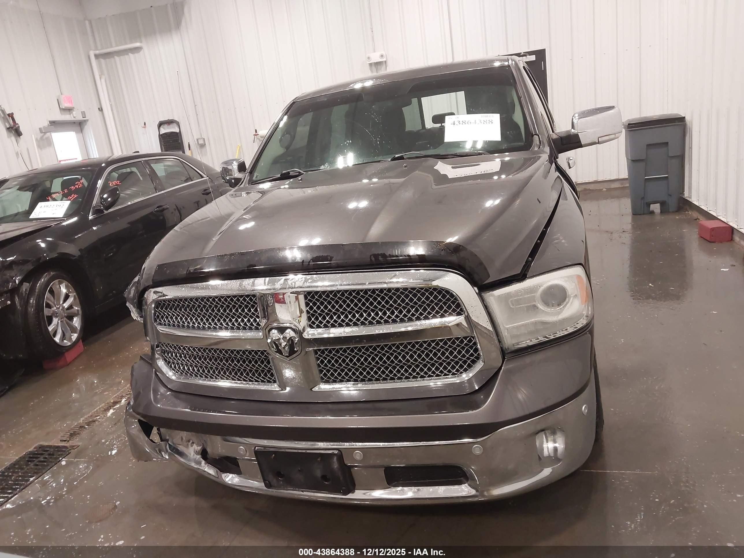 2014 Ram 1500 Longhorn Limited Gray vin: 1C6RR7WT4ES320982