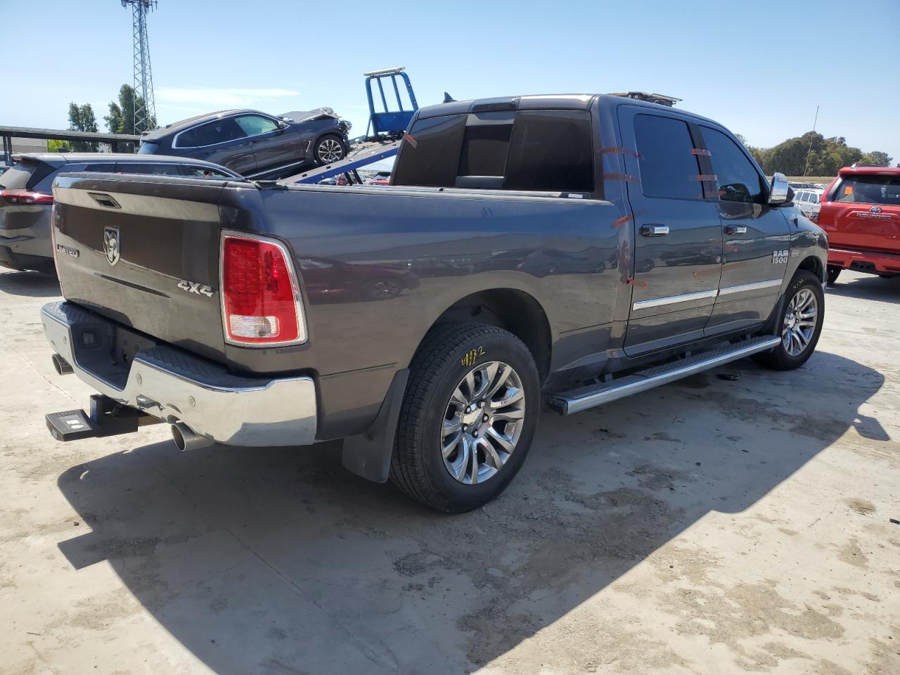 2014 Ram 1500 Longhorn Gray vin: 1C6RR7WT5ES321123