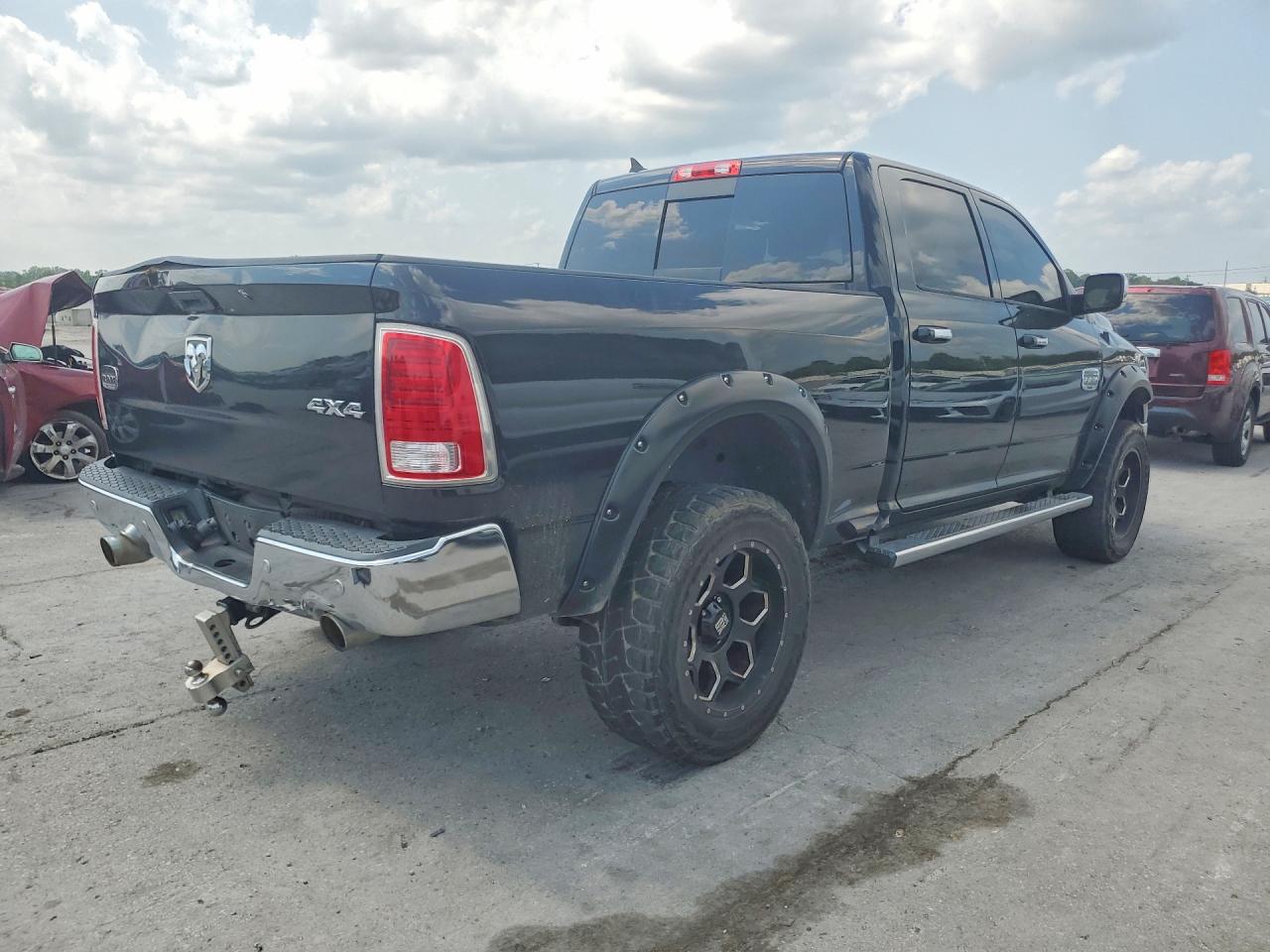 2014 Ram 1500 Longhorn Black vin: 1C6RR7WT5ES346216