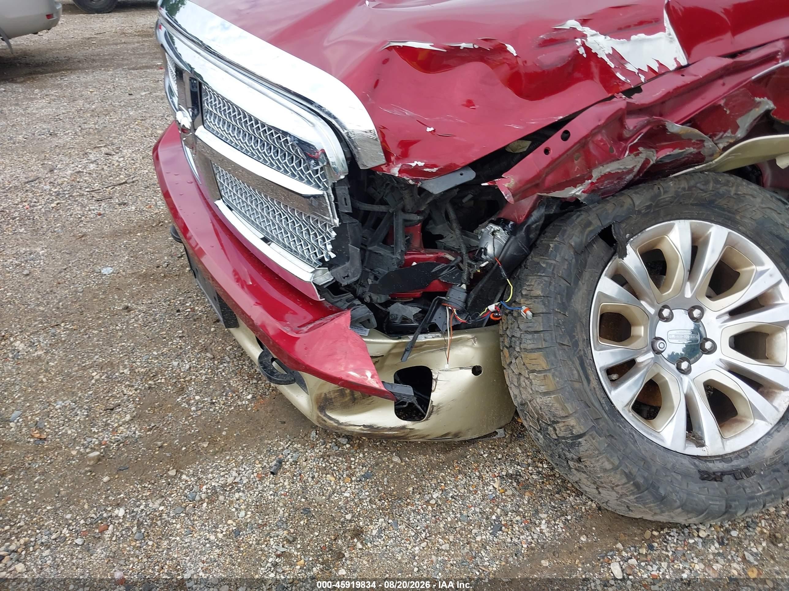 2015 Ram 1500 Laramie Longhorn Burgundy vin: 1C6RR7WT5FS525163