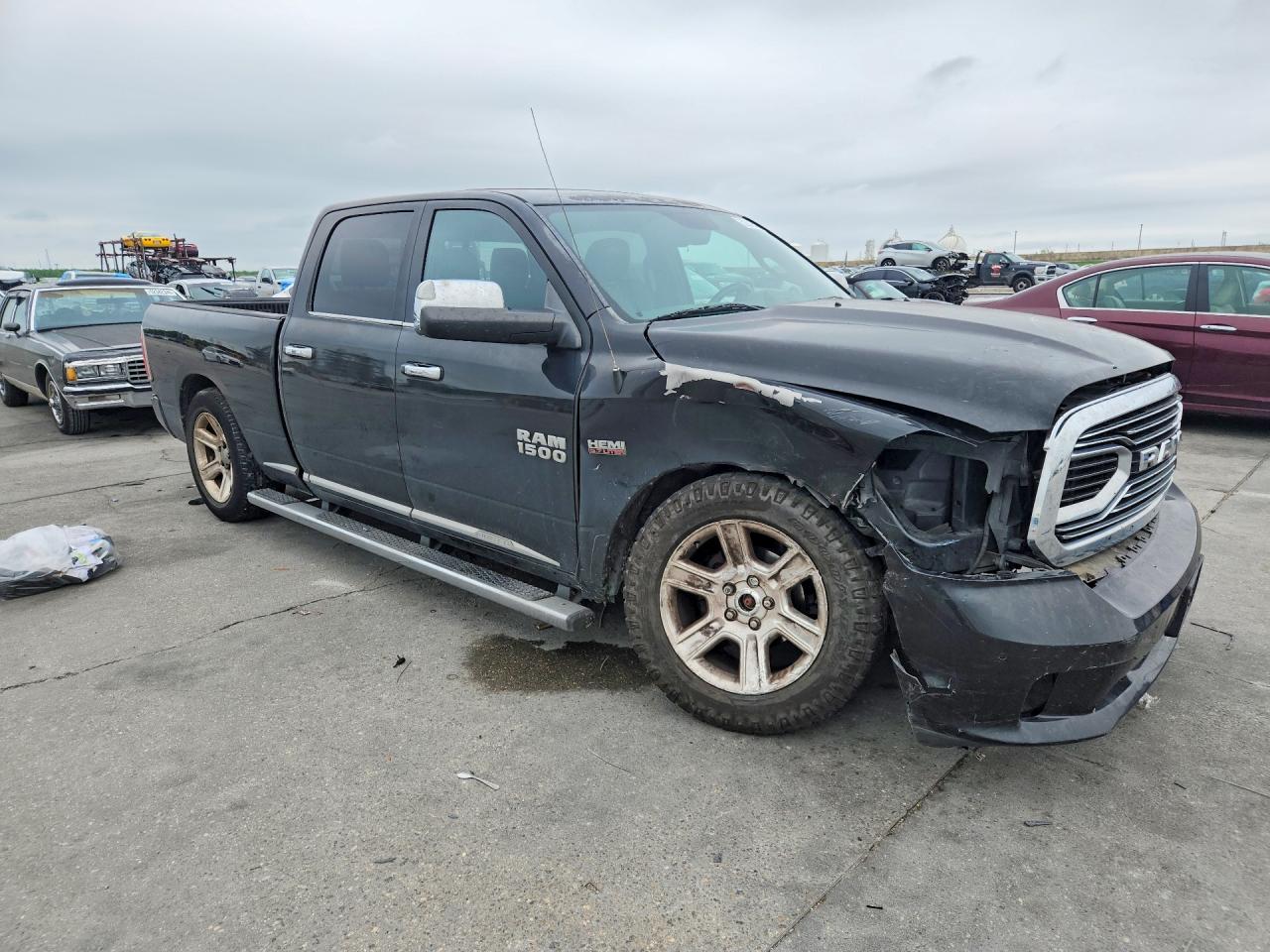 2015 Ram 1500 Longhorn Black vin: 1C6RR7WT5FS730028