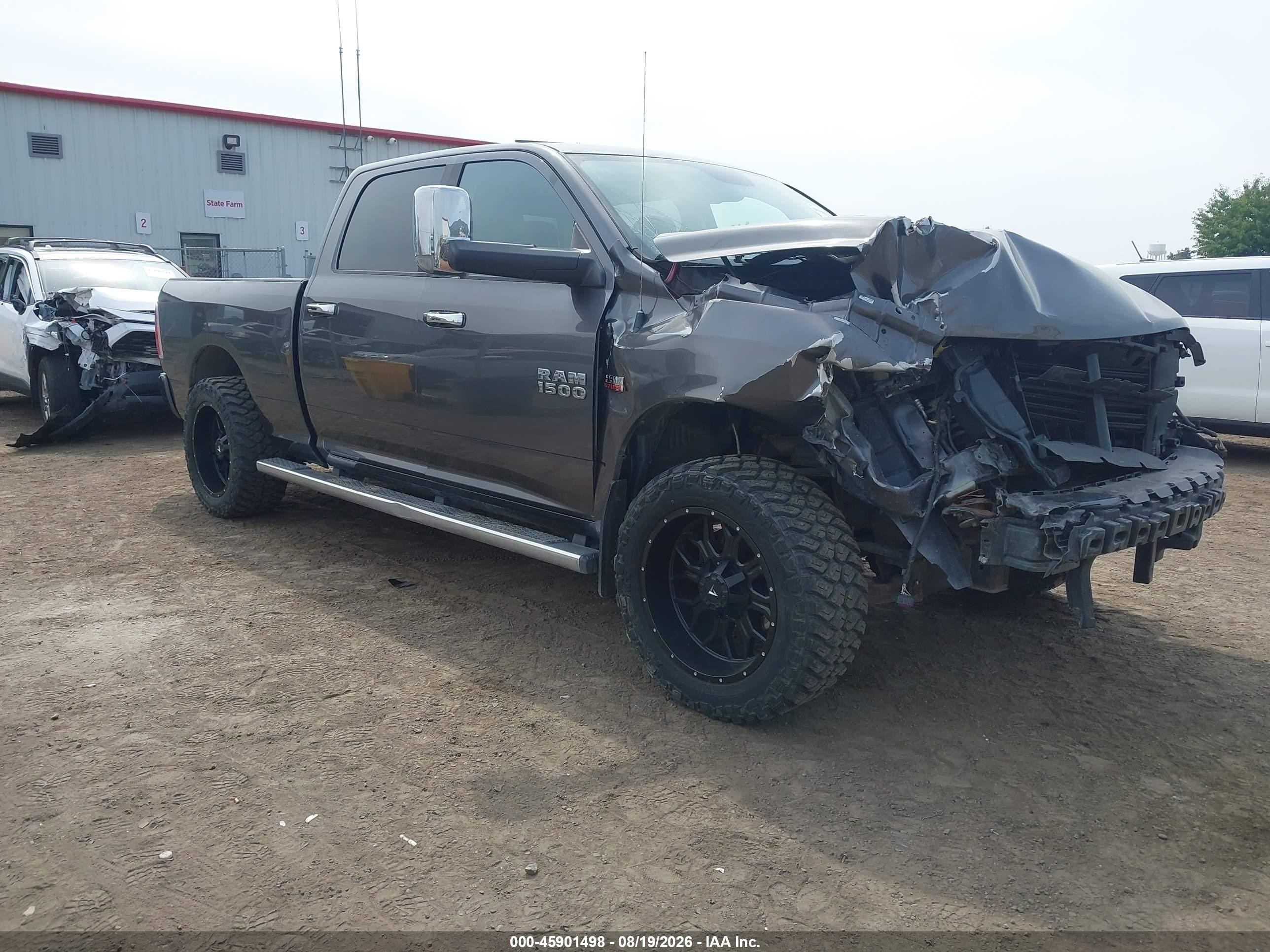 2014 Ram 1500 Longhorn Gray vin: 1C6RR7WT7ES418131