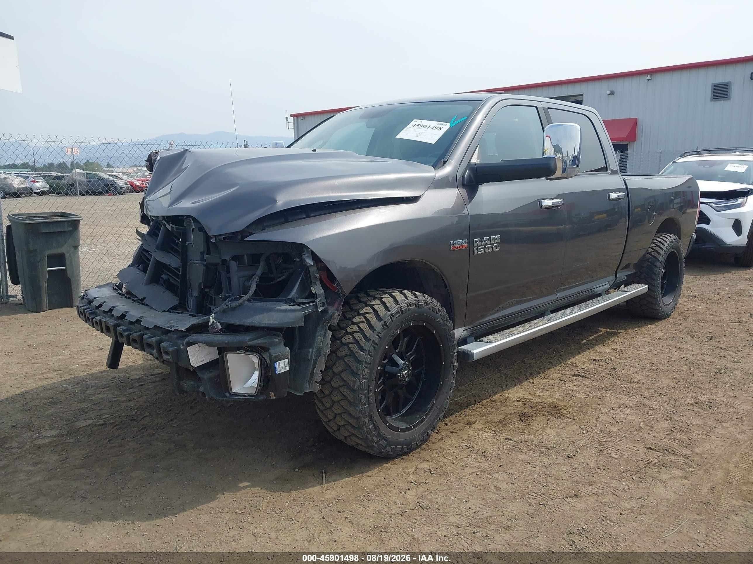 2014 Ram 1500 Longhorn Gray vin: 1C6RR7WT7ES418131