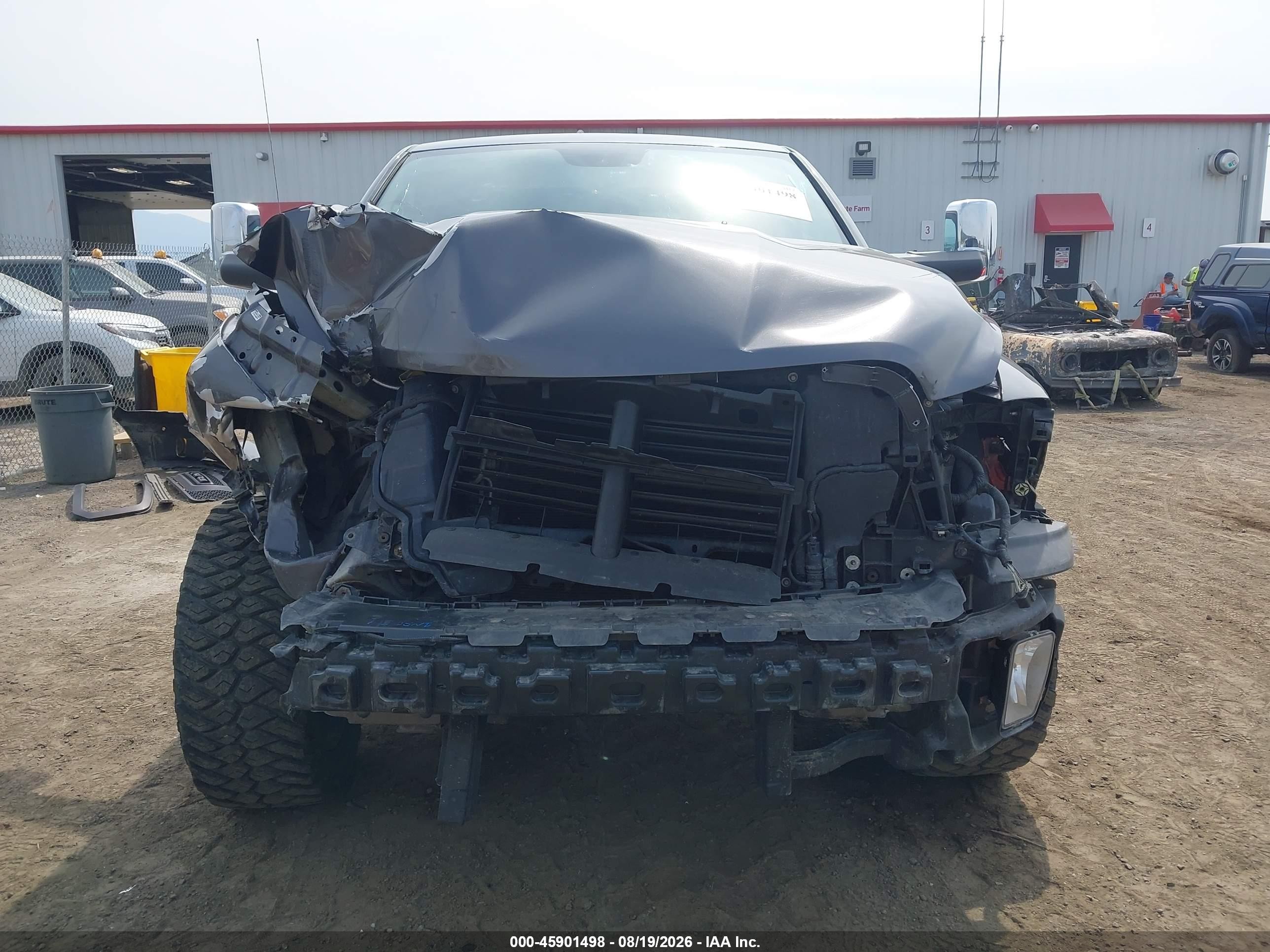 2014 Ram 1500 Longhorn Gray vin: 1C6RR7WT7ES418131